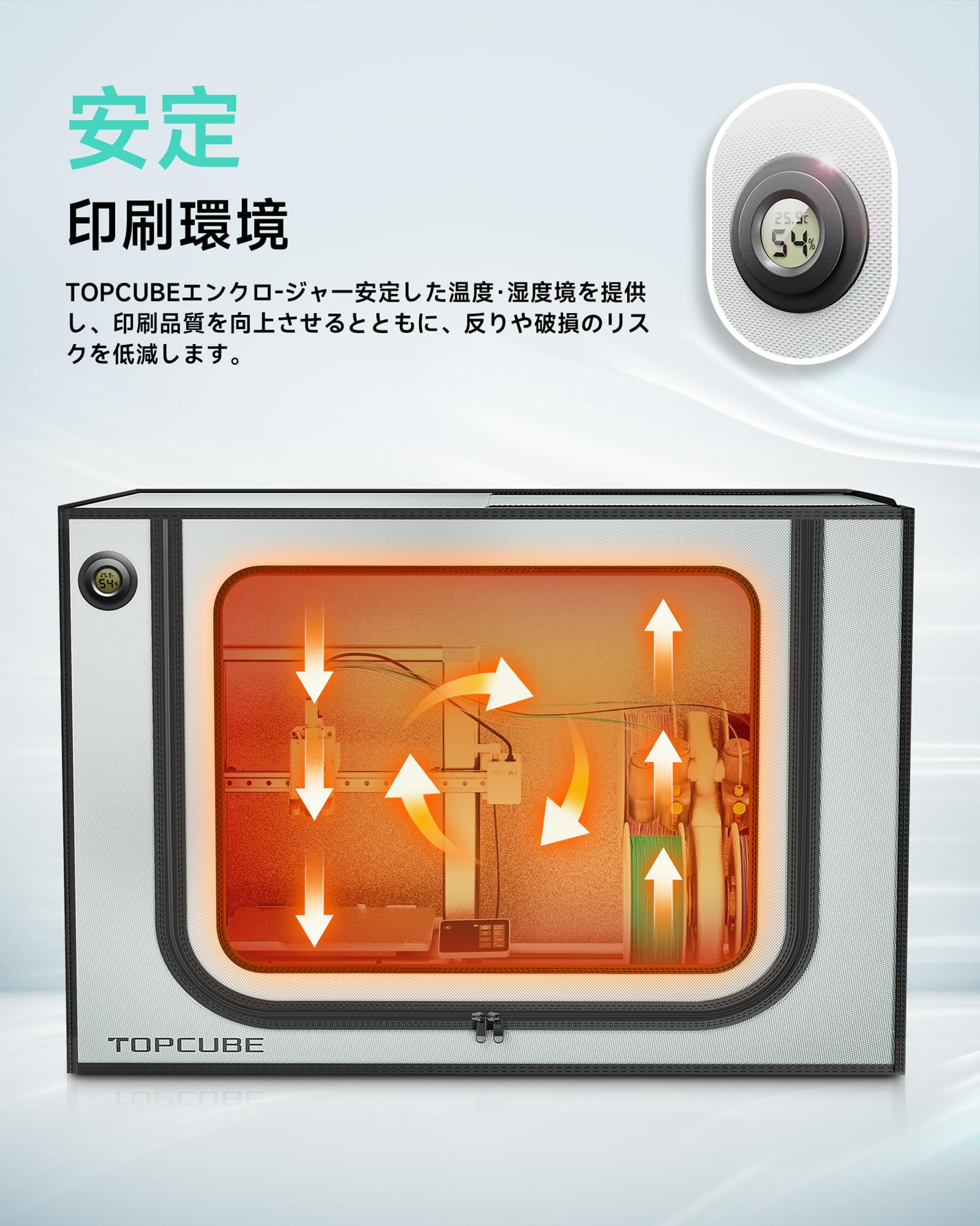 Amazon.co.jp: TOPCUBE 3Dプリンターエンクロージャー Bambu Lab A1