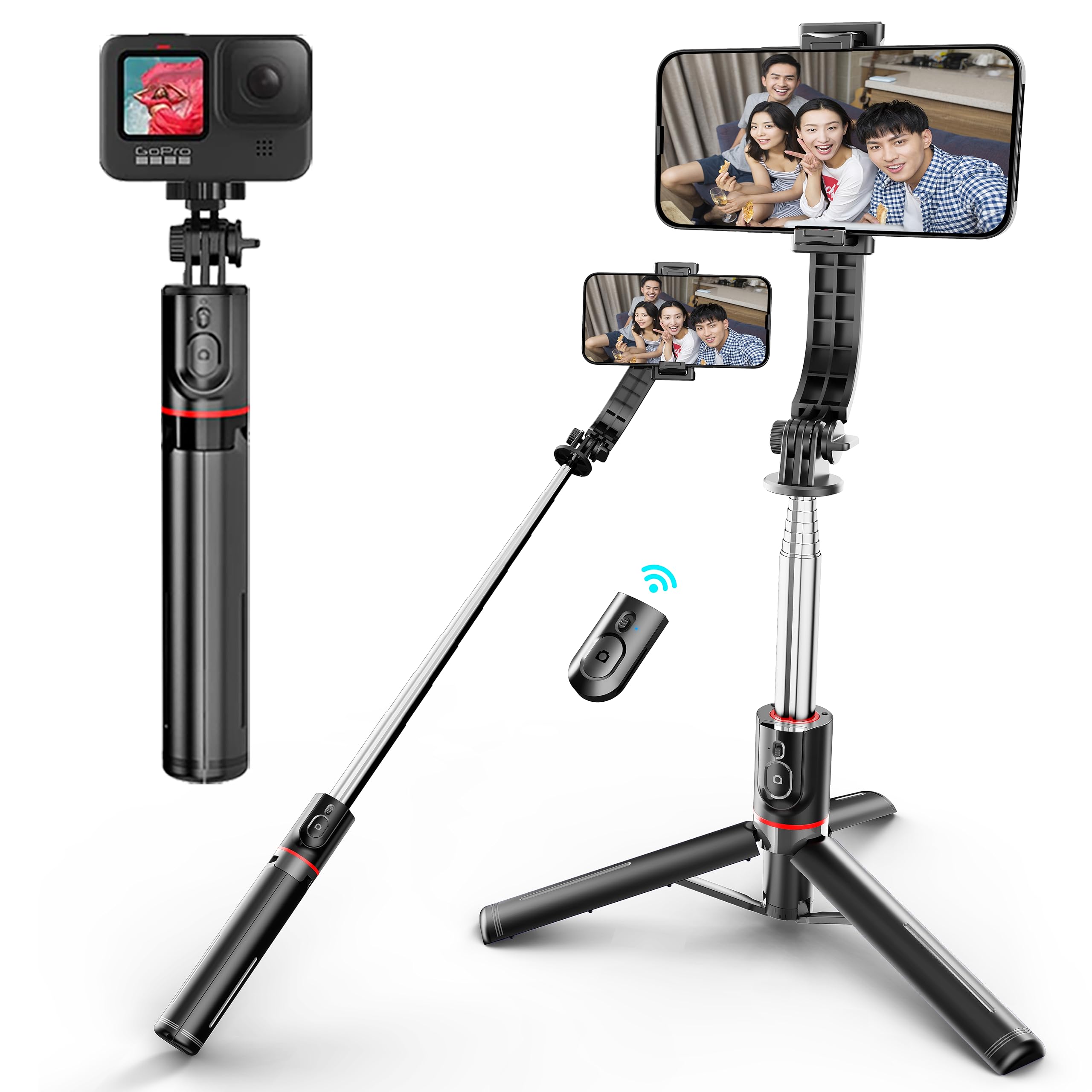 Summon自撮り棒 ビデオカメラ