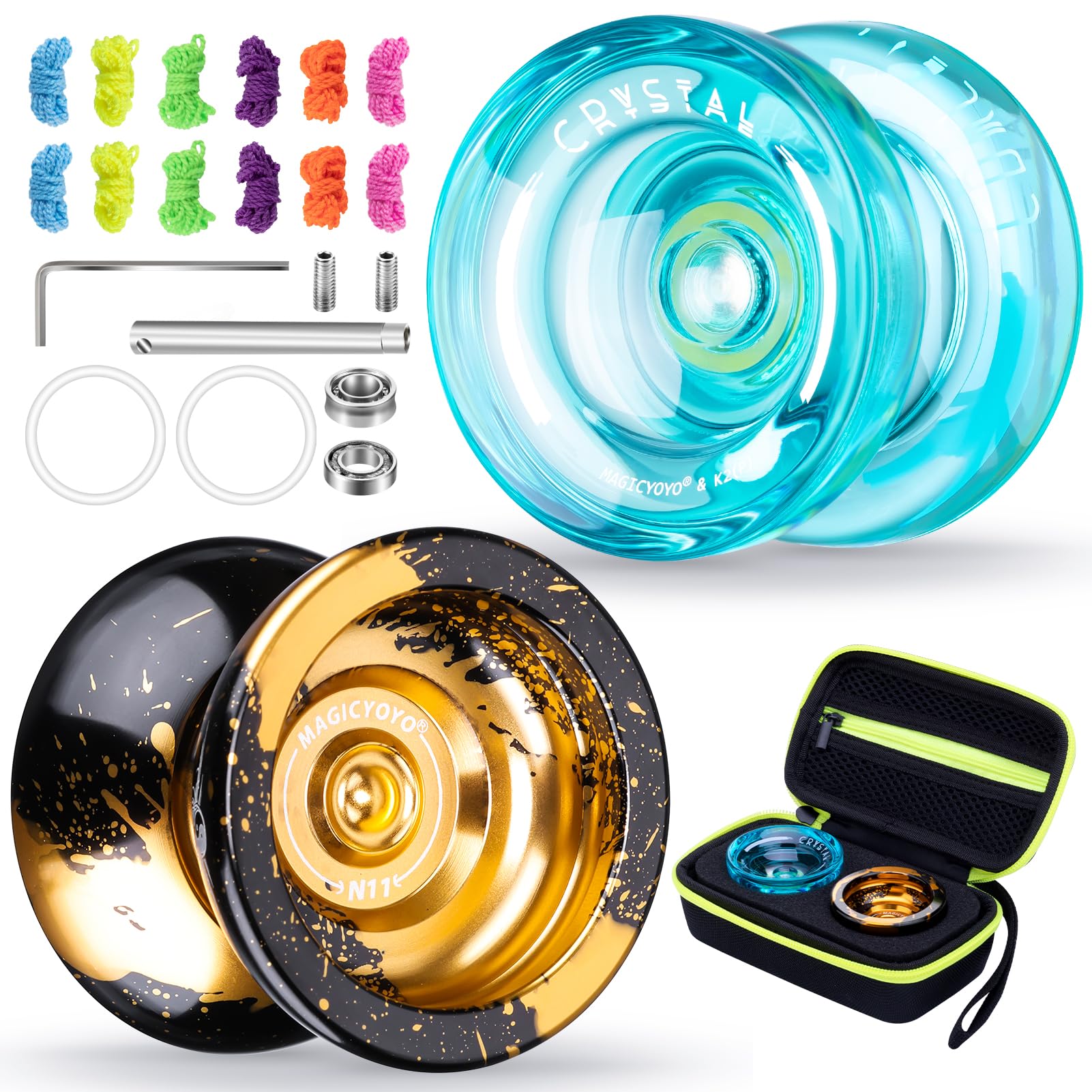 Amazon.com: MAGICYOYO Gift Pack of 2 Yoyos - Responsive Yoyo K2