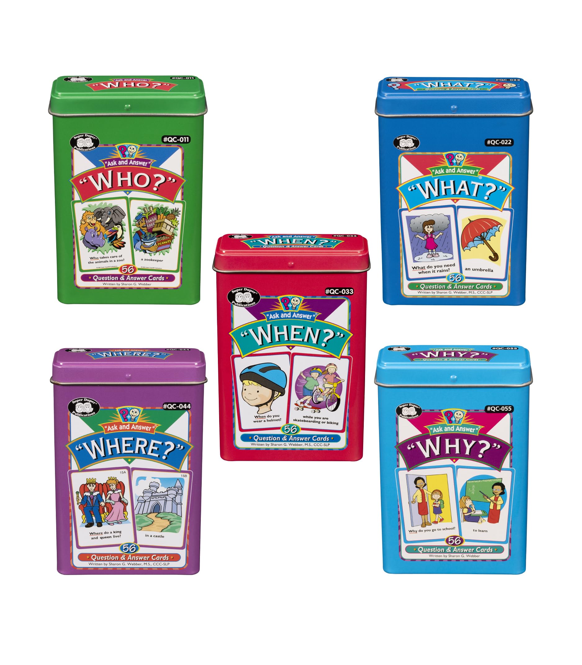 Super Duper Publications | Ask and Answer WH Question Five Fun