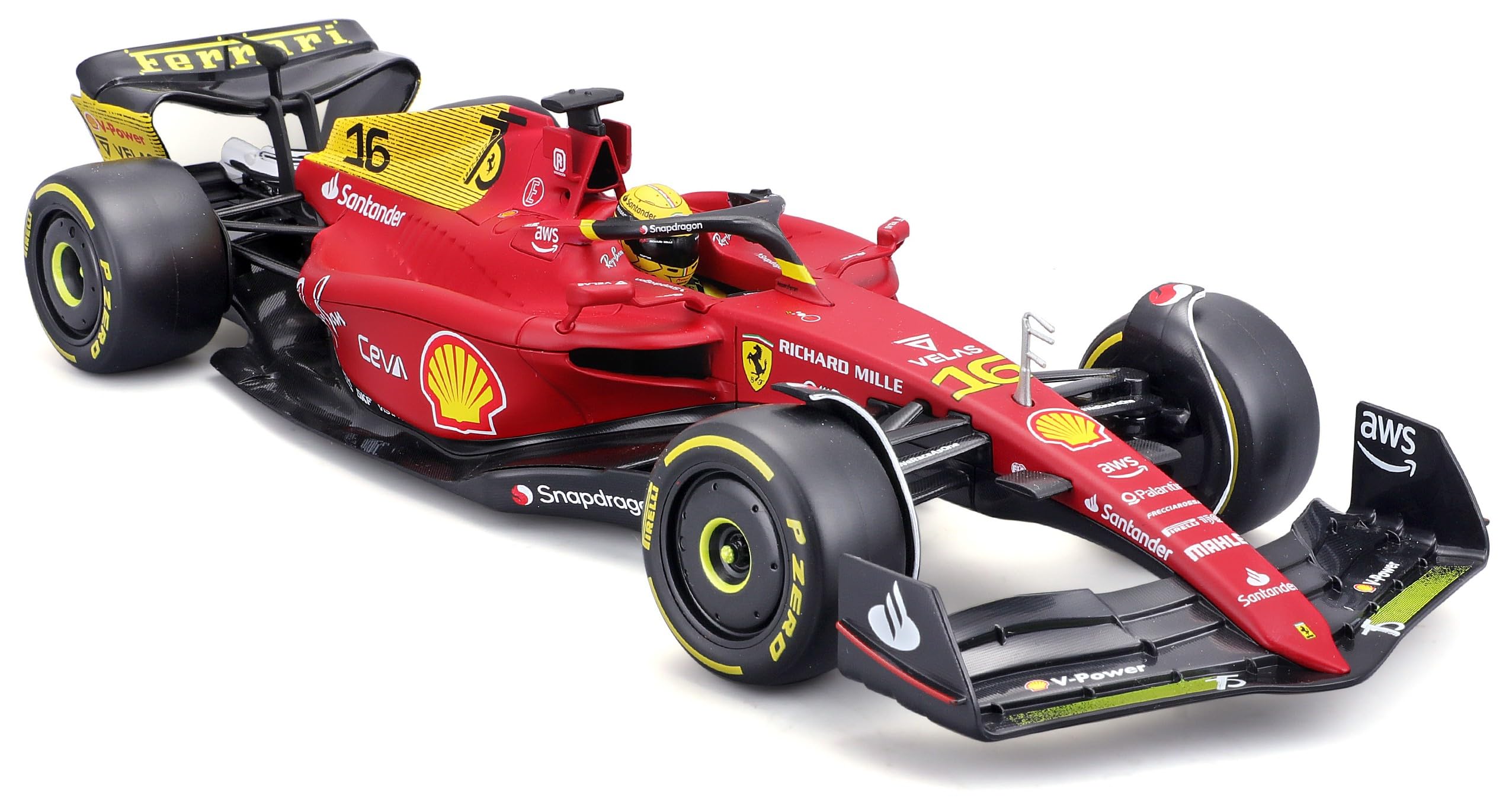 Amazon.com: BBURAGO - Iron F1-75 - Italy Monza GP 2022-1/18, Red