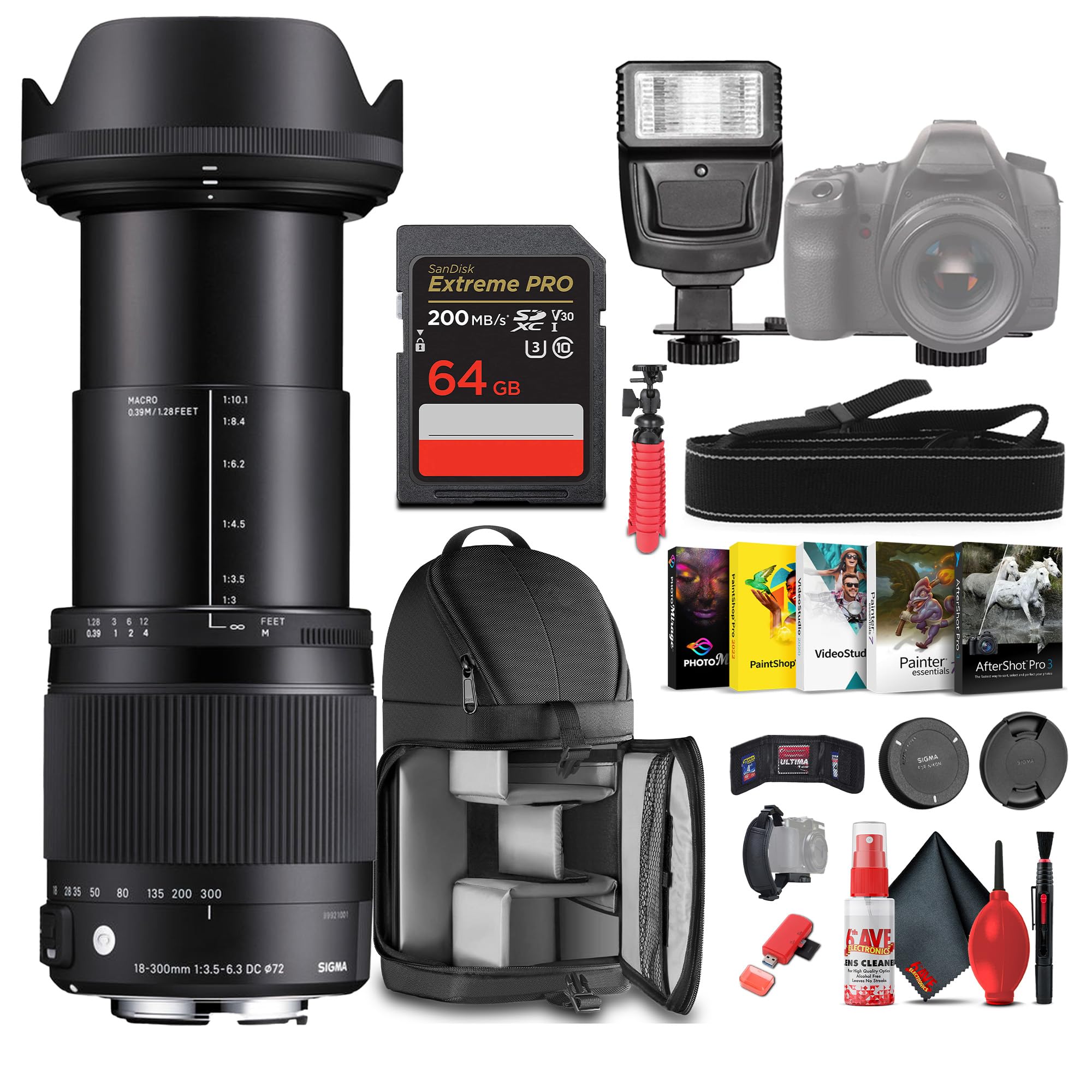 Amazon.com : Sigma 18-300mm f/3.5-6.3 DC OS HSM Contemporary for