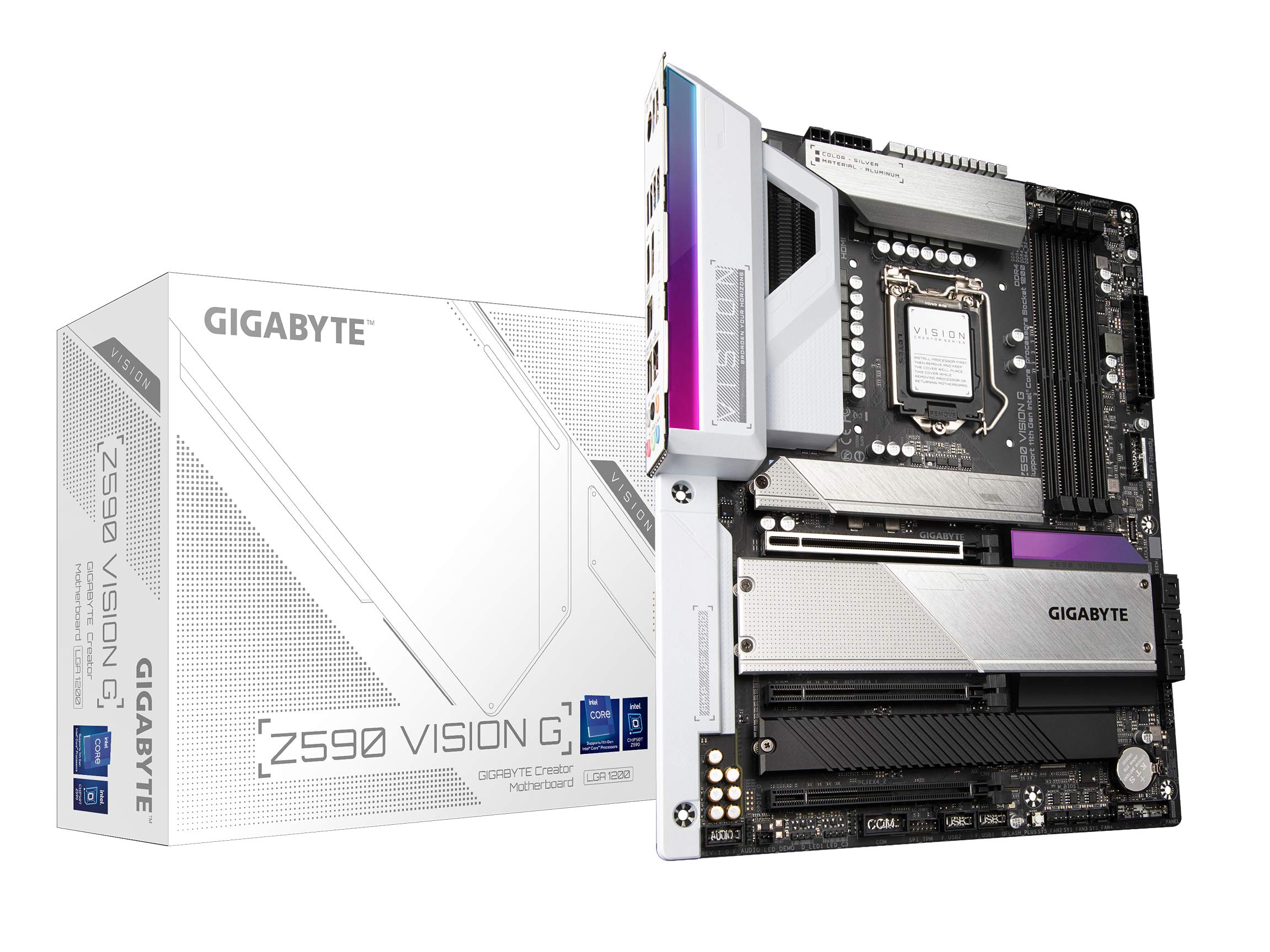 Amazon.co.jp: GIGABYTE Z590 VISION G Rev.1.0 マザーボード ATX