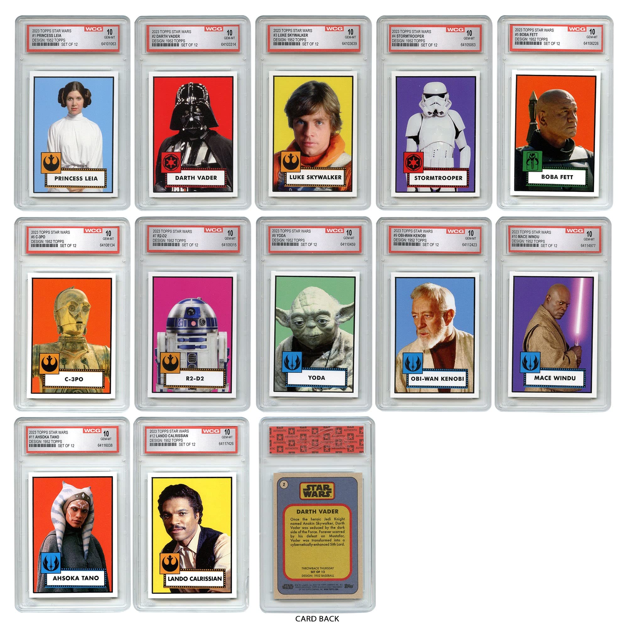 Amazon.co.jp: 2023 スター・ウォーズ Topps Cards 1952 Topps Edition