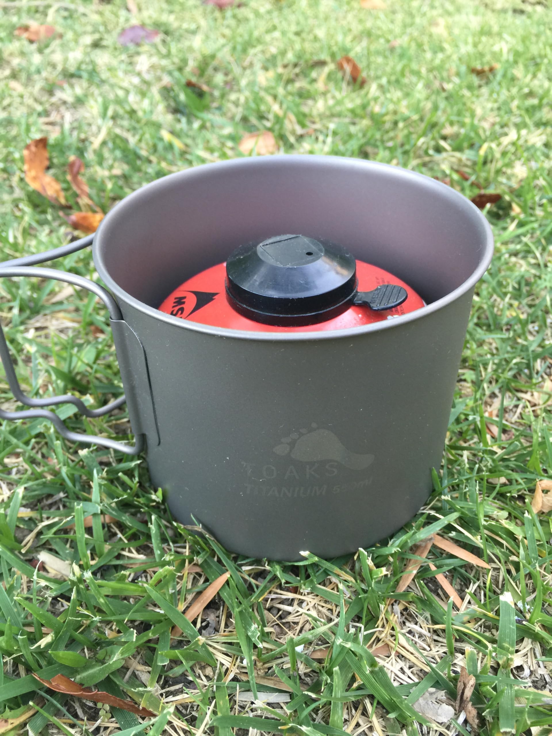 Amazon.com : TOAKS LIGHT Titanium 550ml Pot (Ultralight Version