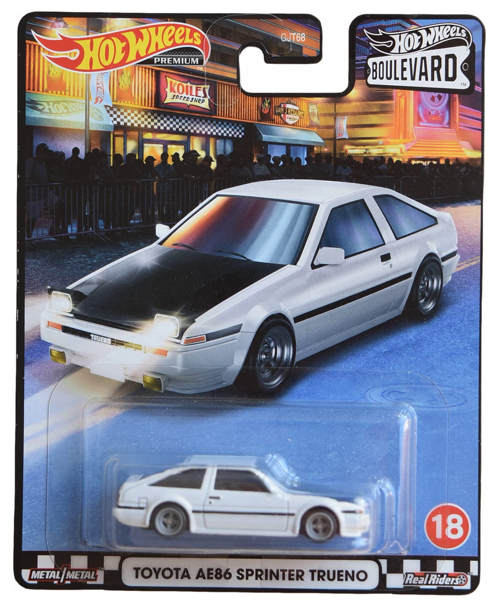 Amazon.com: Hot Wheels Toyota Ae86 Sprinter Trueno, [White
