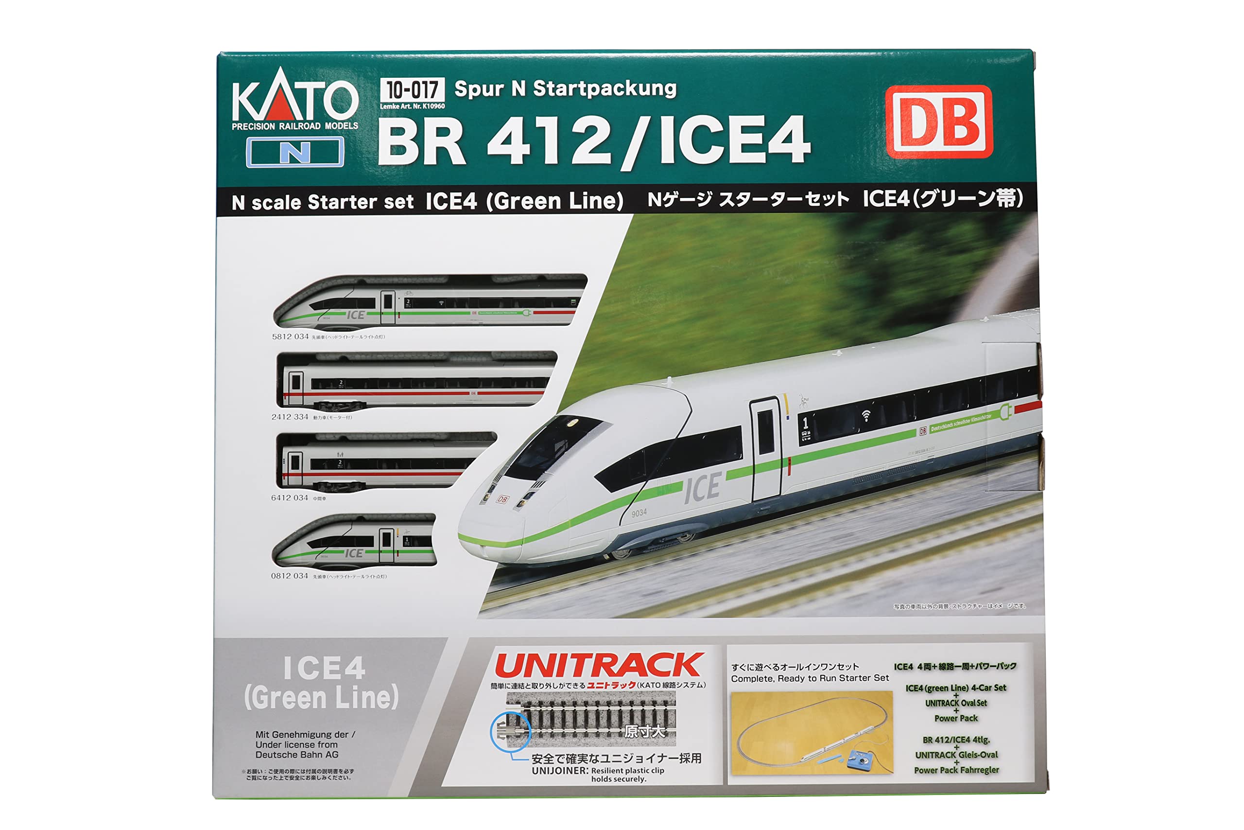Amazon | KATO Nゲージ スターターセット ICE4 10-017 鉄道模型入門