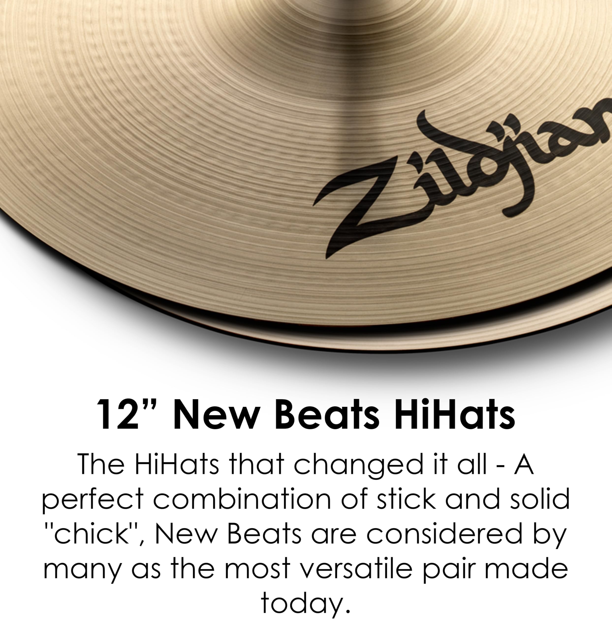 PRATO NEW BEAT HI-HAT 12 A SERIES A0113 ZILDJIAN : Amazon.com.br