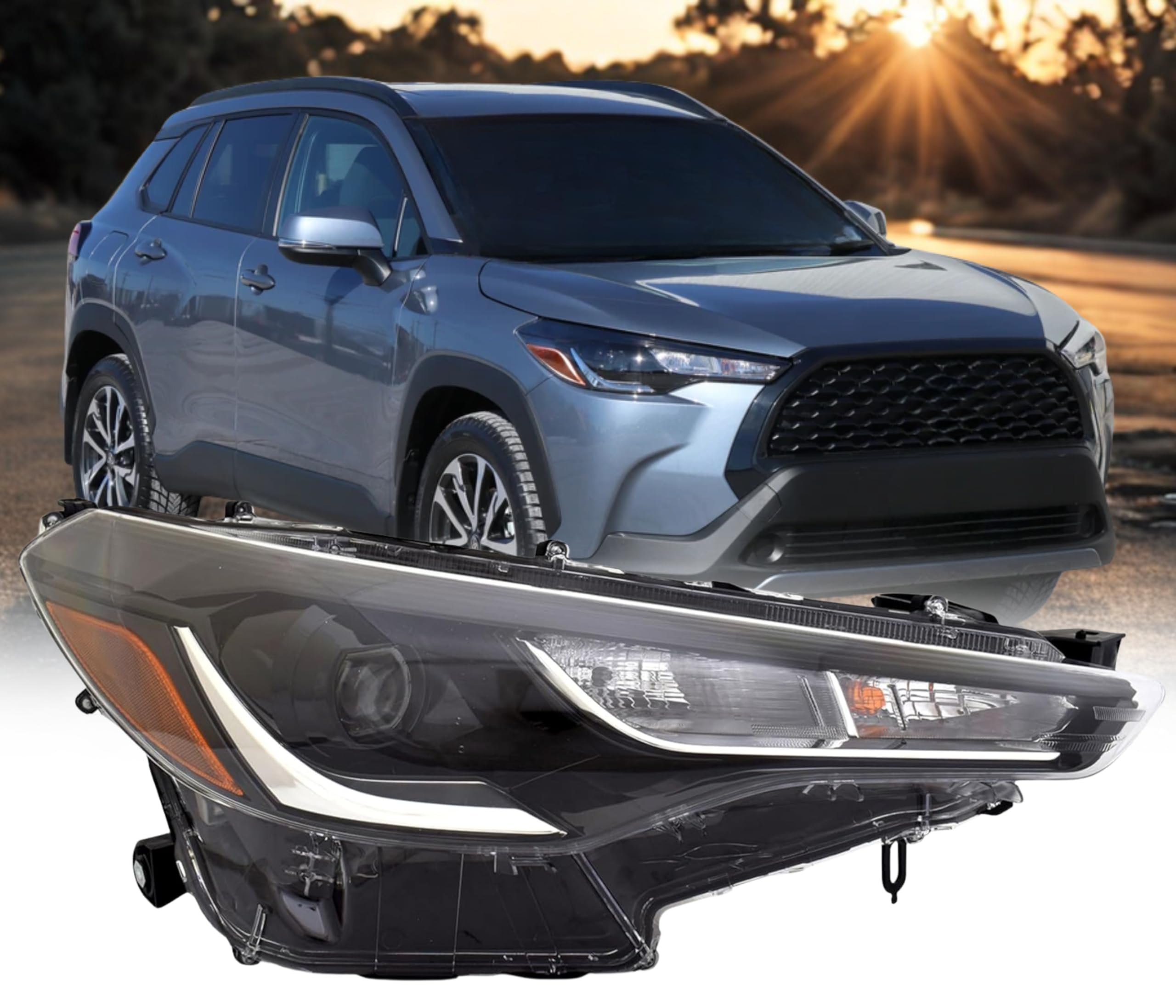 Amazon | トヨタ 2022 2023 カローラクロス L/LE - 2023 ハイブリッド