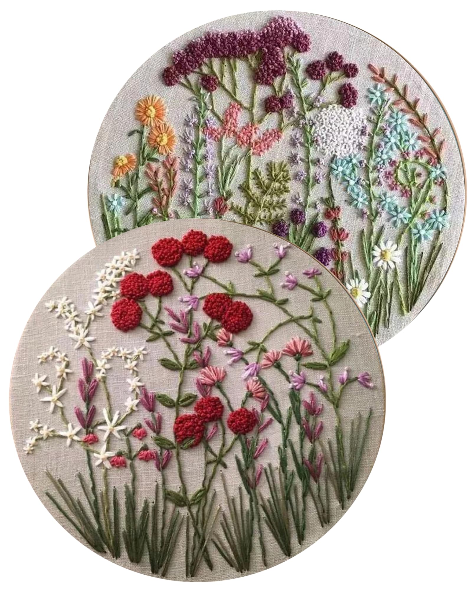 Amazon | [ママゆるり] フランス刺繍キット2個セット 日本語取り扱い