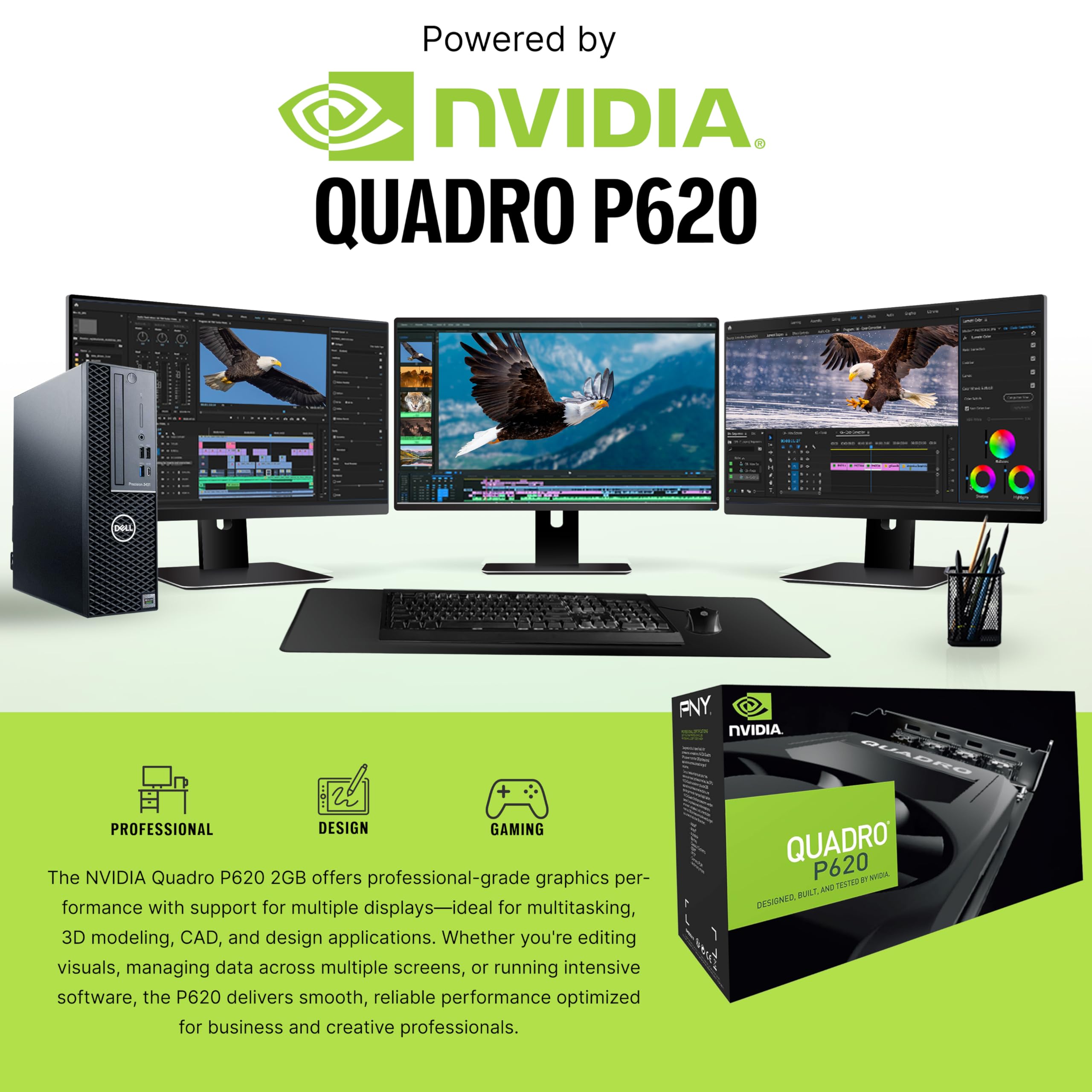 Amazon.com: Dell Precision Workstation PC | Quadro P620 GPU