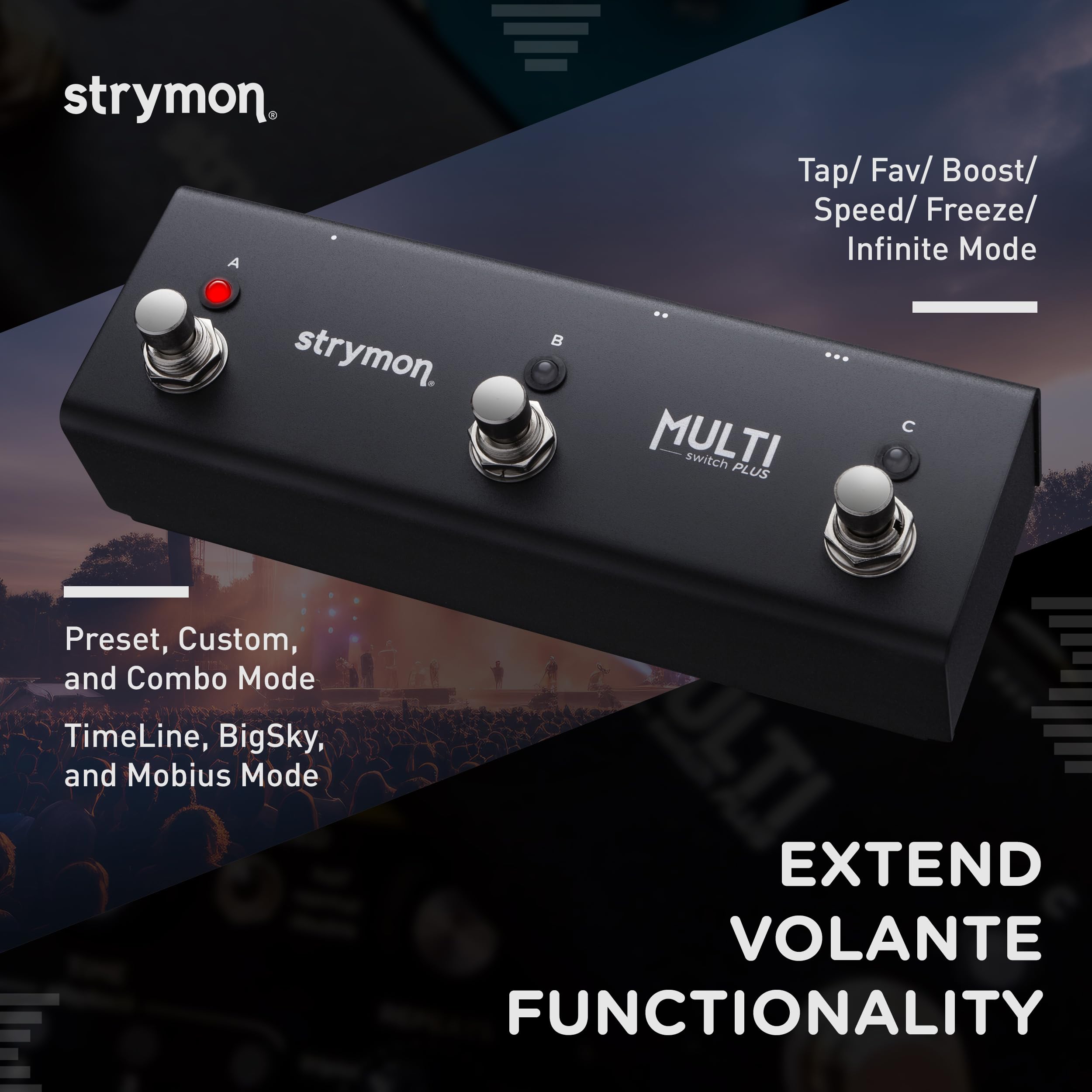 Amazon.com: Strymon MultiSwitch Plus Footswitch for Guitar Effects