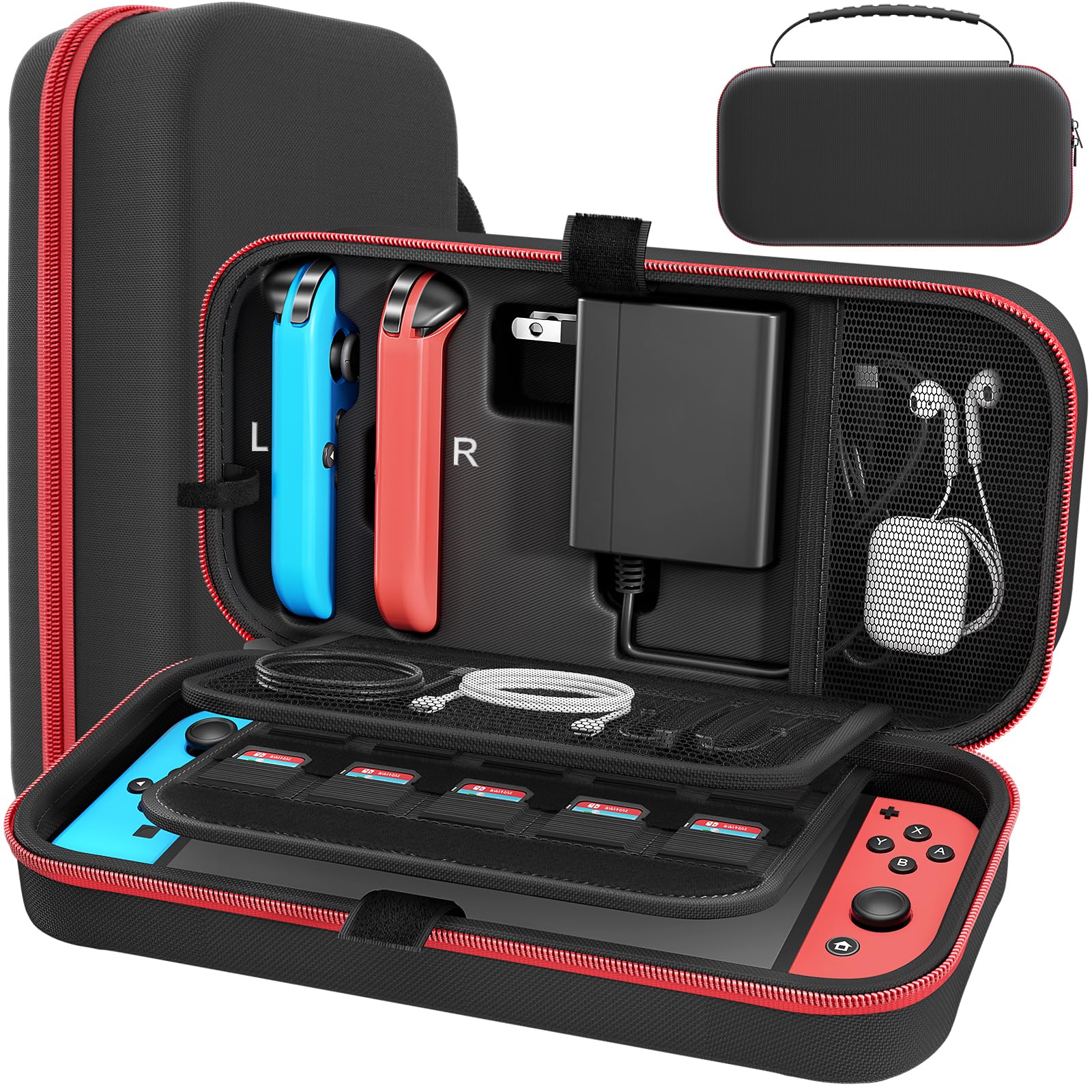 Fenolical Switch Carrying Case Compatible with Nintendo Switch