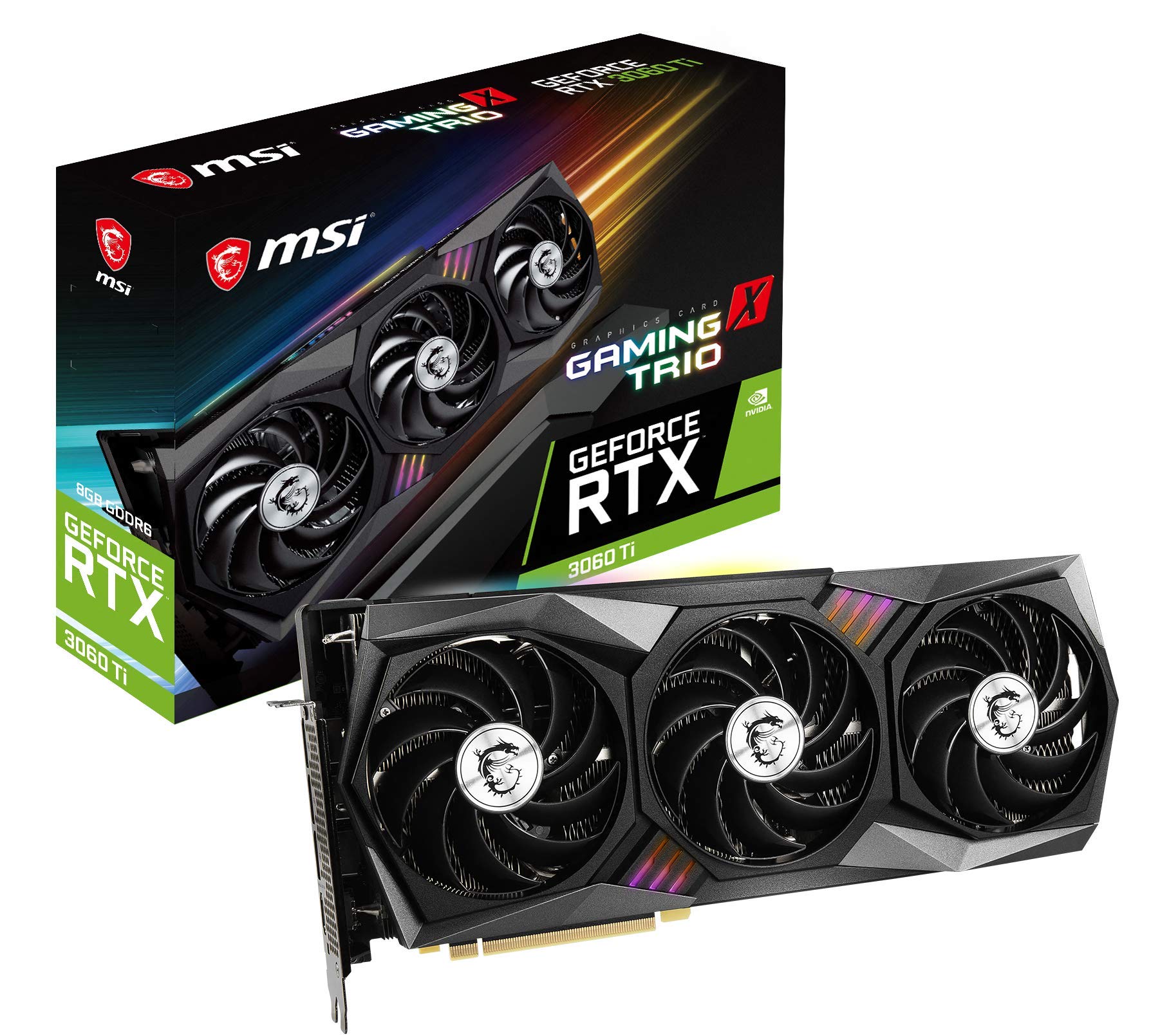 MSI Gaming GeForce RTX 3060 Ti 8GB GDRR6 256-Bit HDMI/DP Tri-Frozr