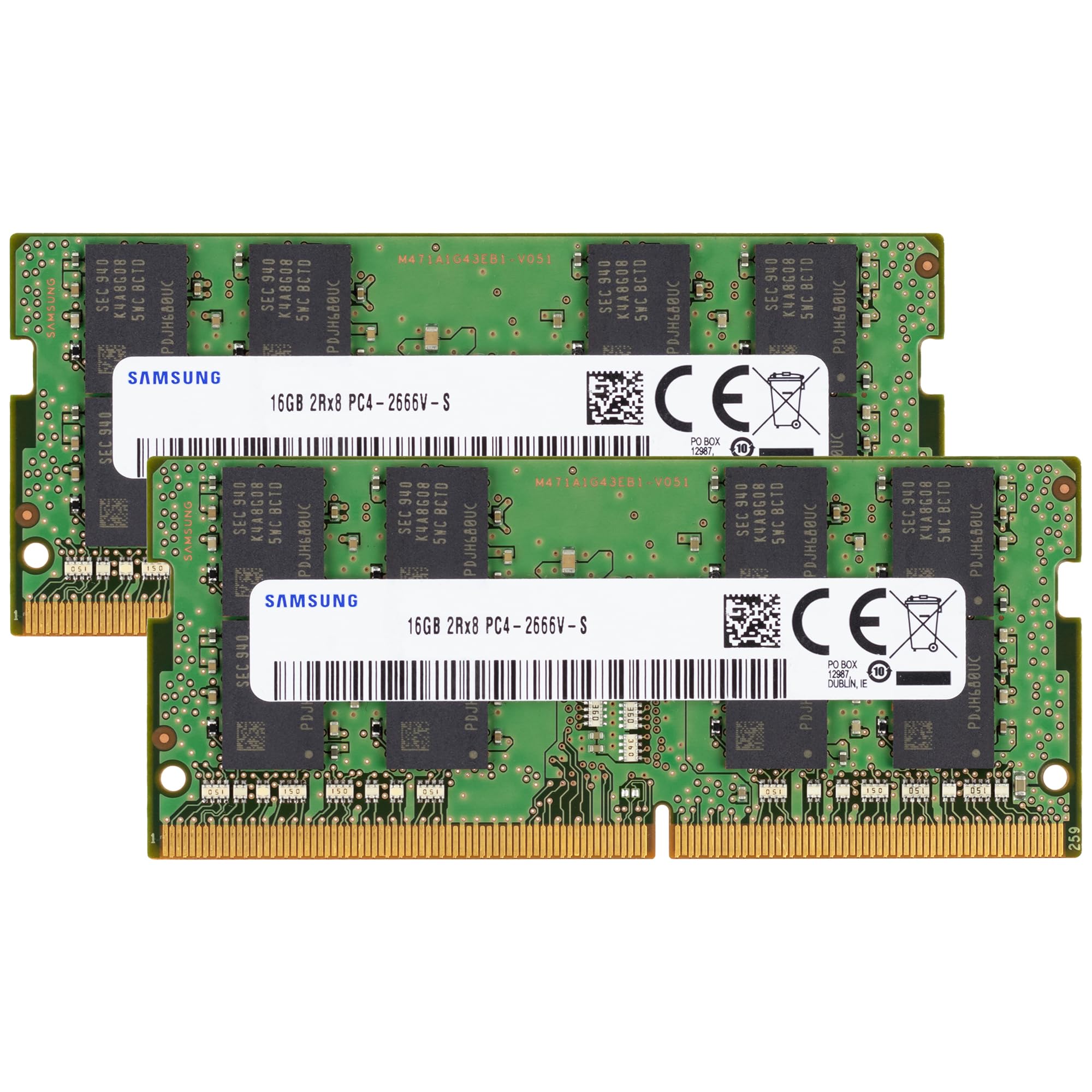 Amazon.co.jp: Samsung 32GB (2x16GB) DDR4 2666MHz PC4-21300 (PC4