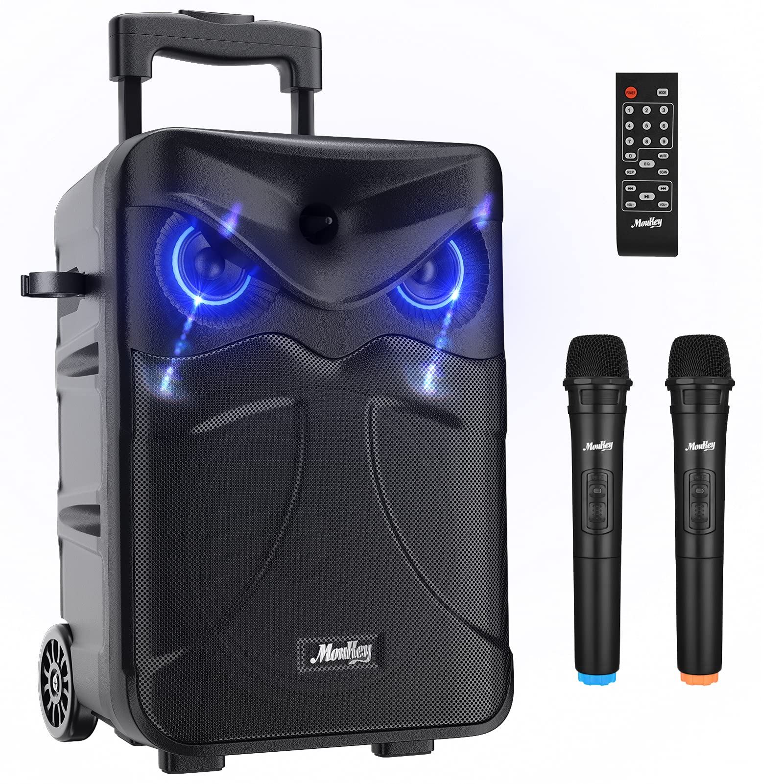 Amazon.co.jp: Moukey ワイヤレスマイク スピーカーセット PAセット