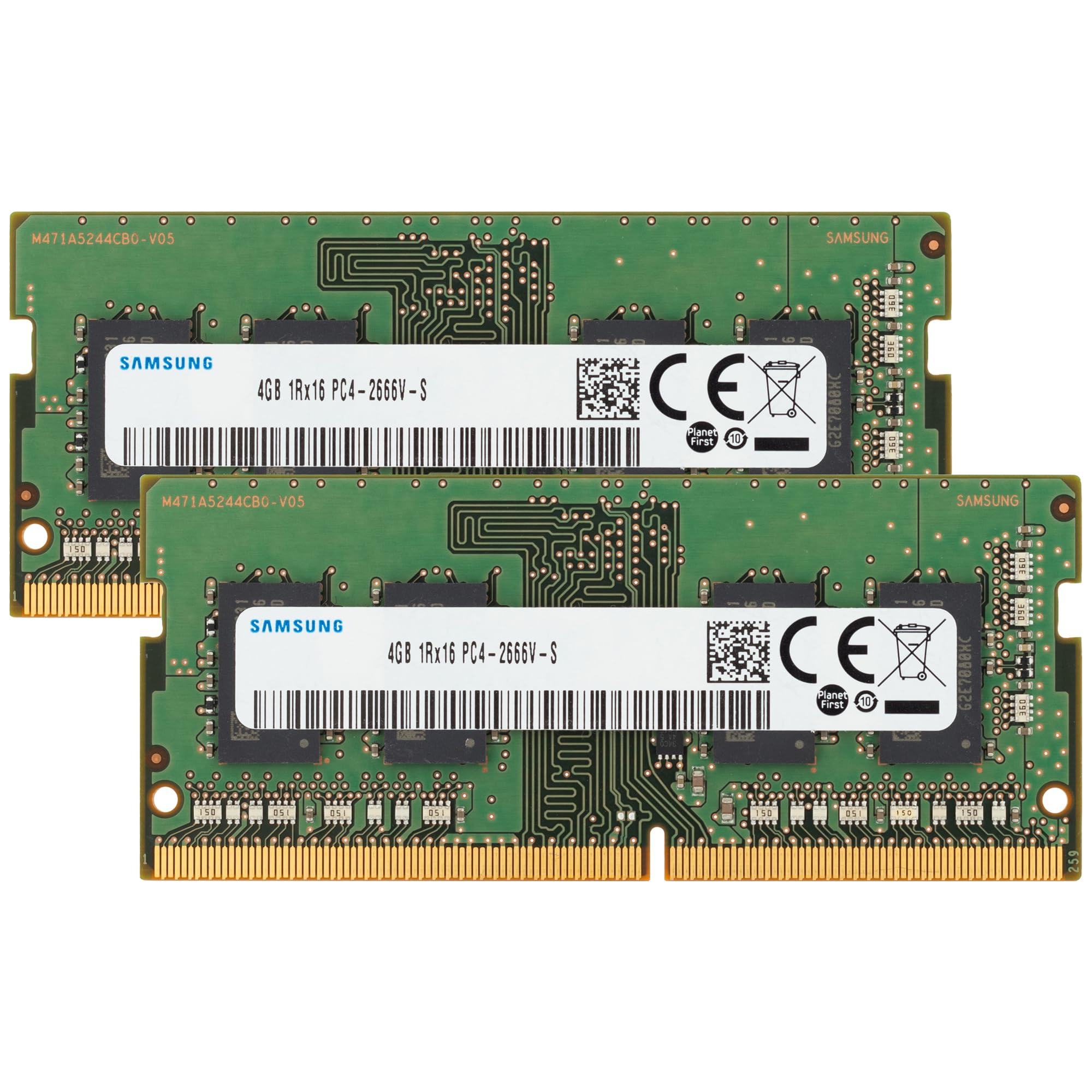 Samsung 8GB (2x4GB) DDR4 2666MHz PC4-21300 (PC4-2666V) CL19 SODIMM