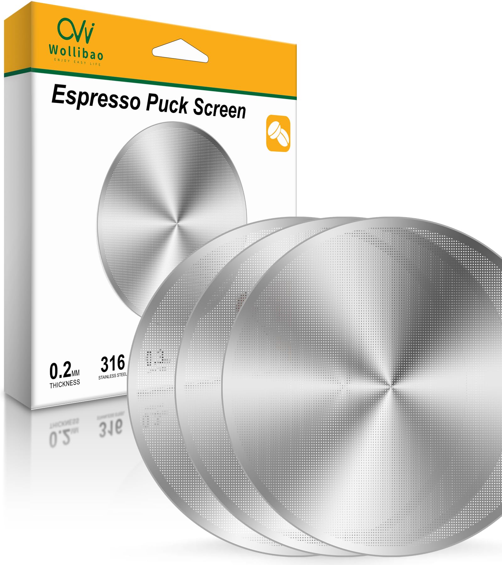 Amazon.com: Wollibao 3 Pack Espresso Puck Screen for Flair