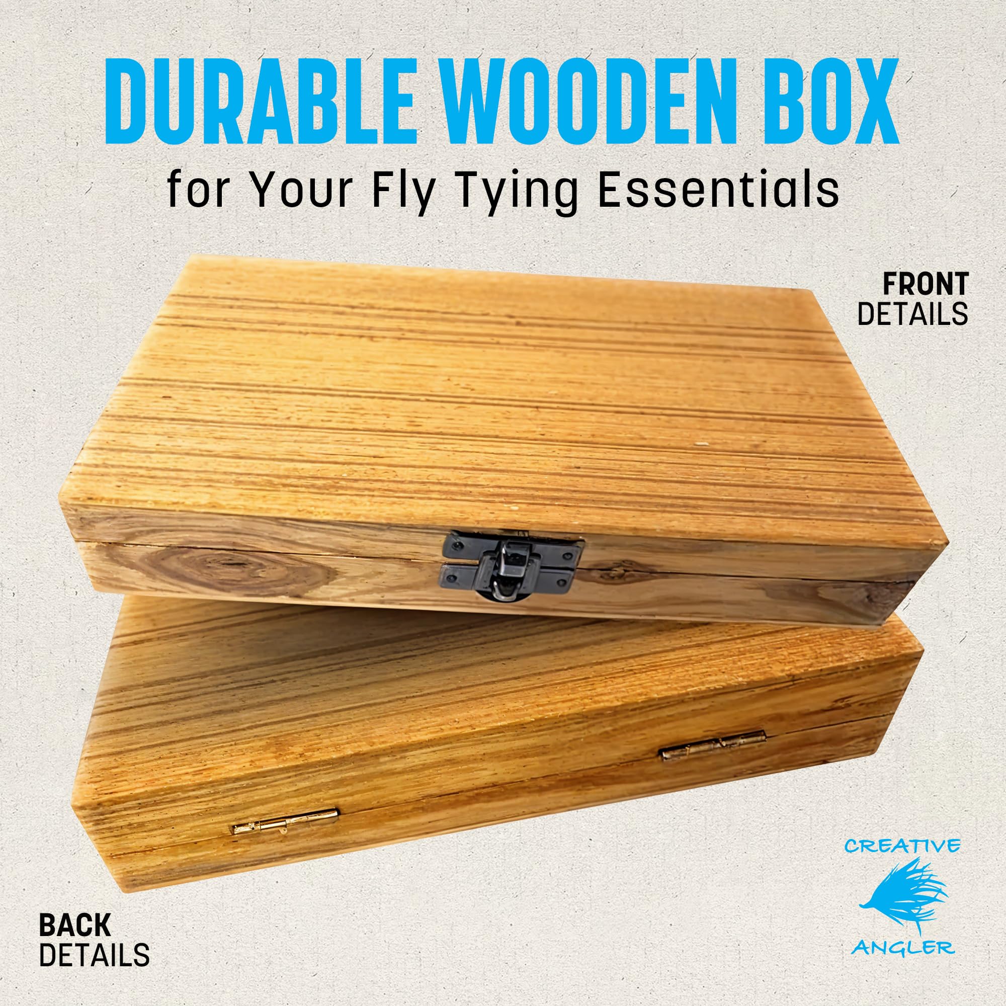 Amazon | Creative Angler フライタイイング標準ツールキット 木製