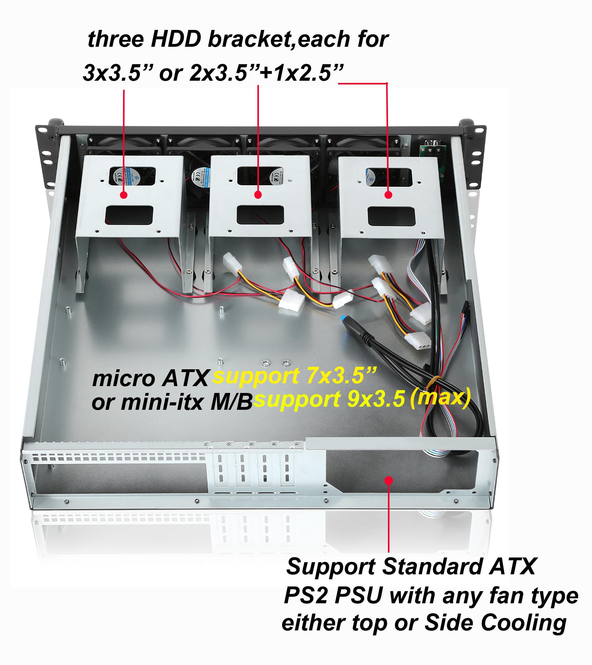 Amazon.com: RackChoice MicroATX/Mini-ITX 2U Rackmount Server