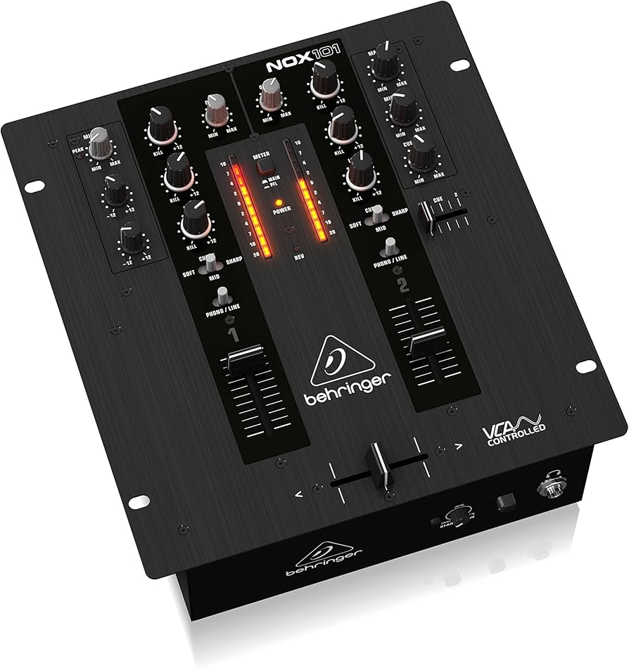 Amazon | Behringer PRO MIXER NOX101 プレミアム 2チャンネル DJ