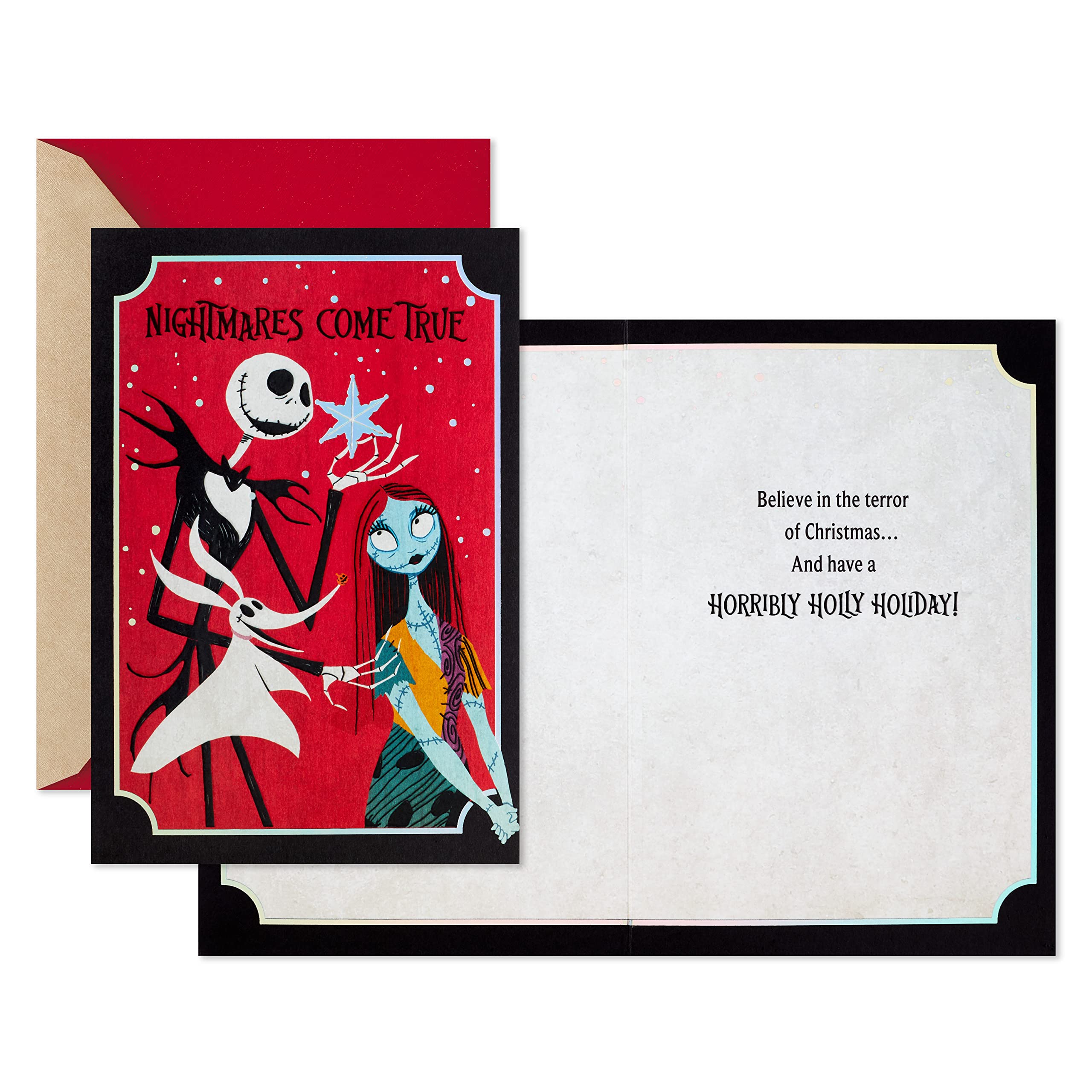 Amazon | Hallmark クリスマスカード3枚セット (ナイトメアー