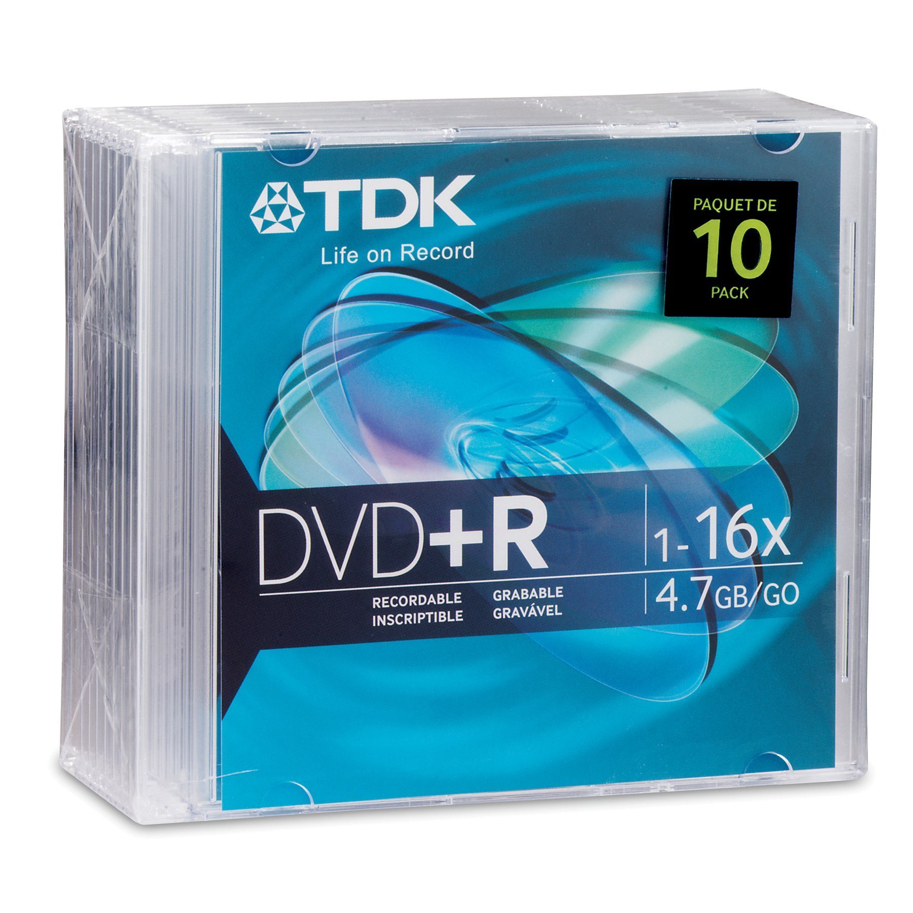 Amazon.com: TDK DVD+R 16x 4.7GB (10-Pack) : Electronics