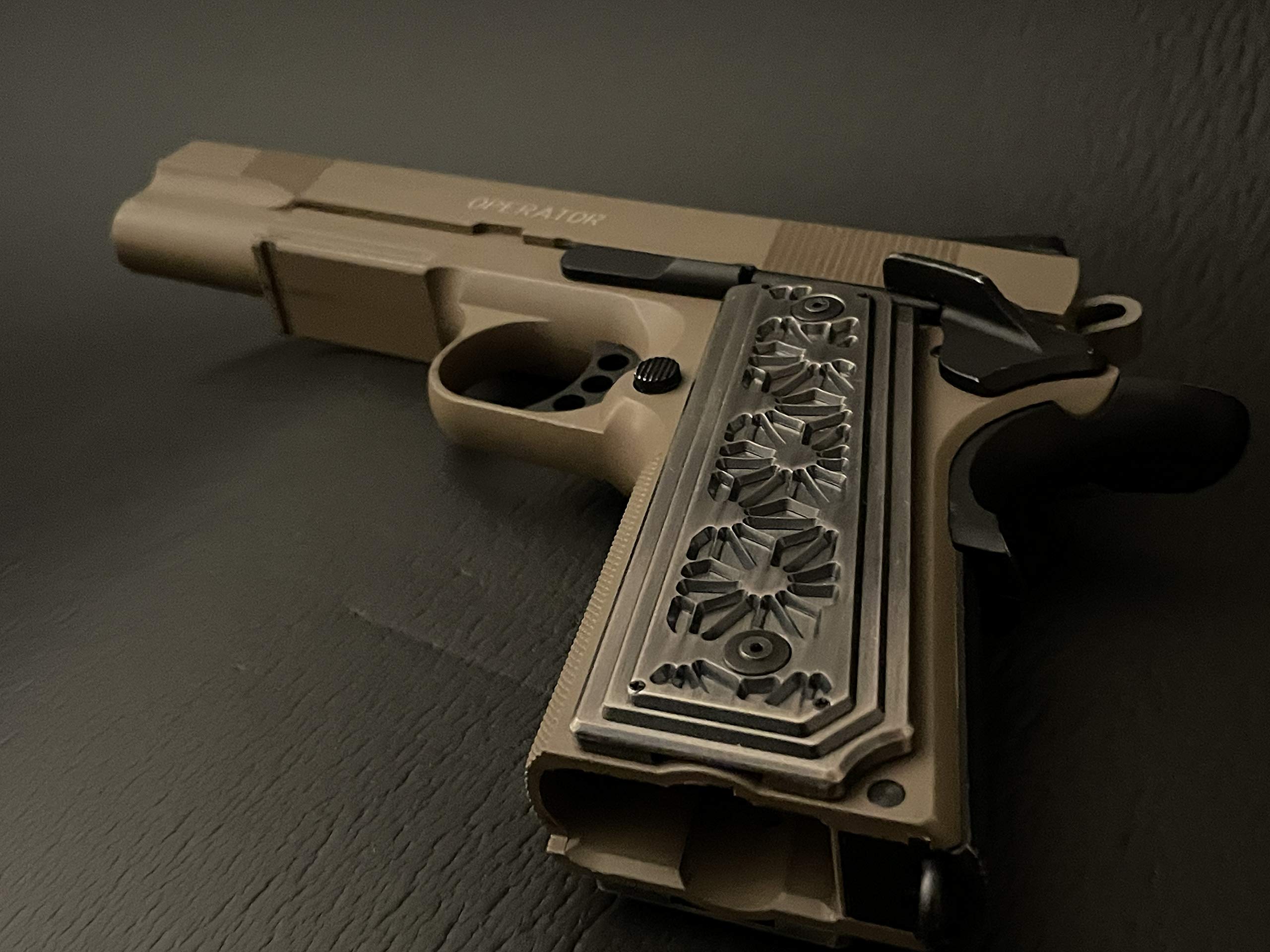 Amazon.co.jp: 1911 グリップ ガバメント Carbon8 m45CQP/DOC(co2)対応