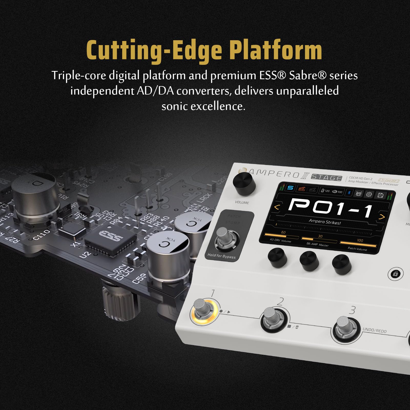 Amazon.co.jp: HOTONE マルチエフェクトペダル デュアルエフェクト