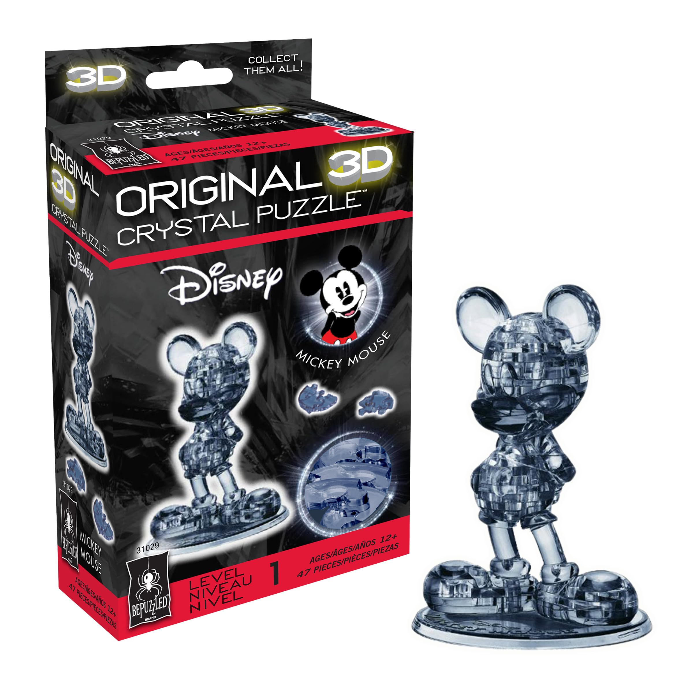 Amazon.com: BePuzzled | Disney Mickey Mouse Original 3D Crystal