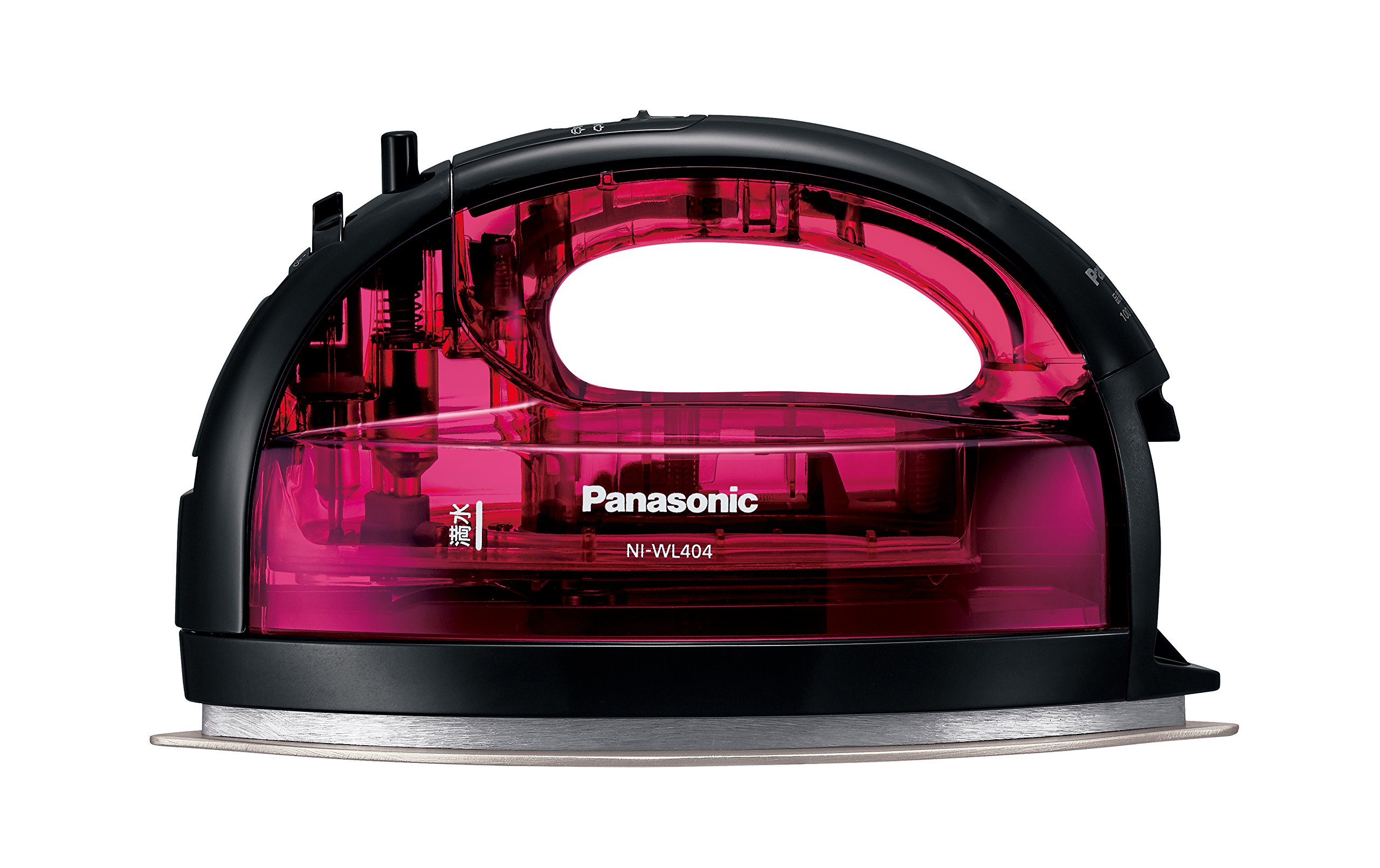 Amazon | パナソニック コードレススチームWヘッドアイロン ピンク NI