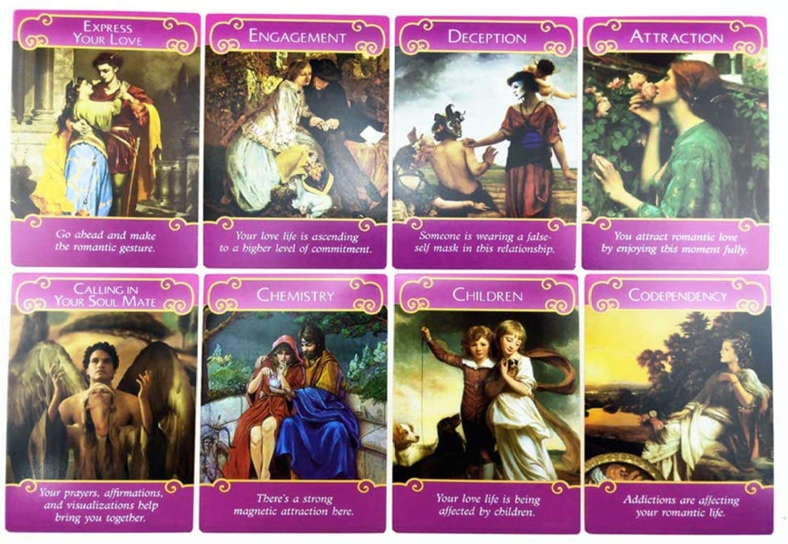 Amazon.co.jp: タロットカードオラクルカード44枚ロマンスエンジェル