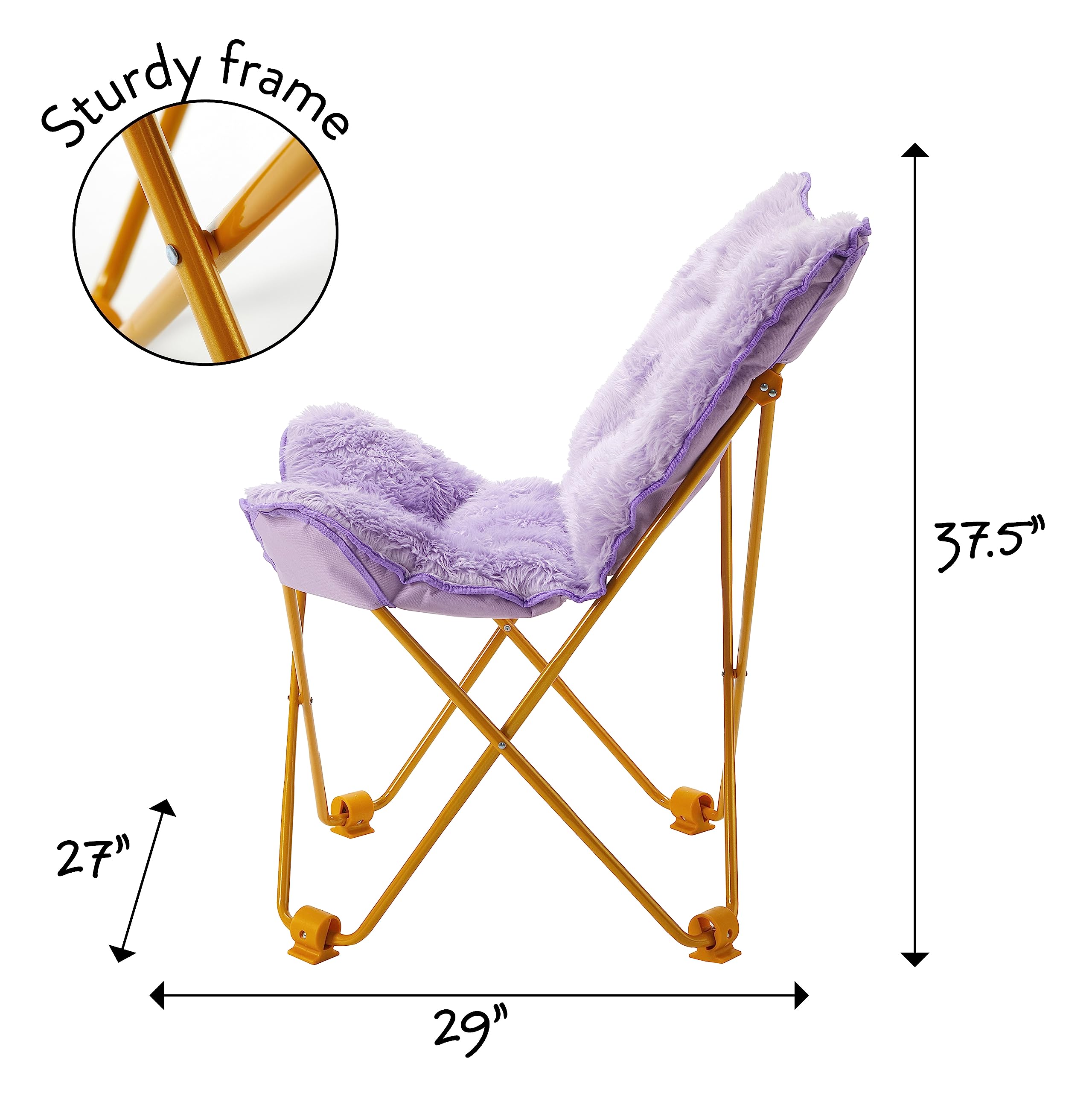 Amazon.co.jp: Urban Shop モンゴル製バタフライチェア ラベンダー