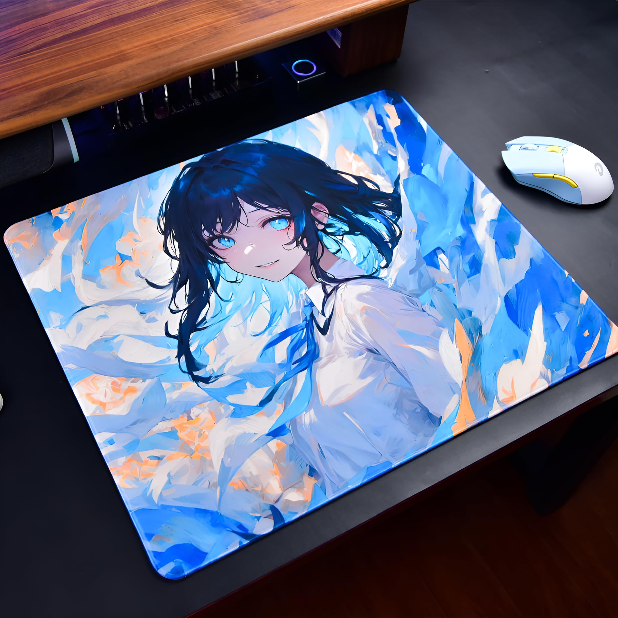 Amazon.co.jp: AXgamingpunk Tai ji V2 Saintess Glass Mousepad 450