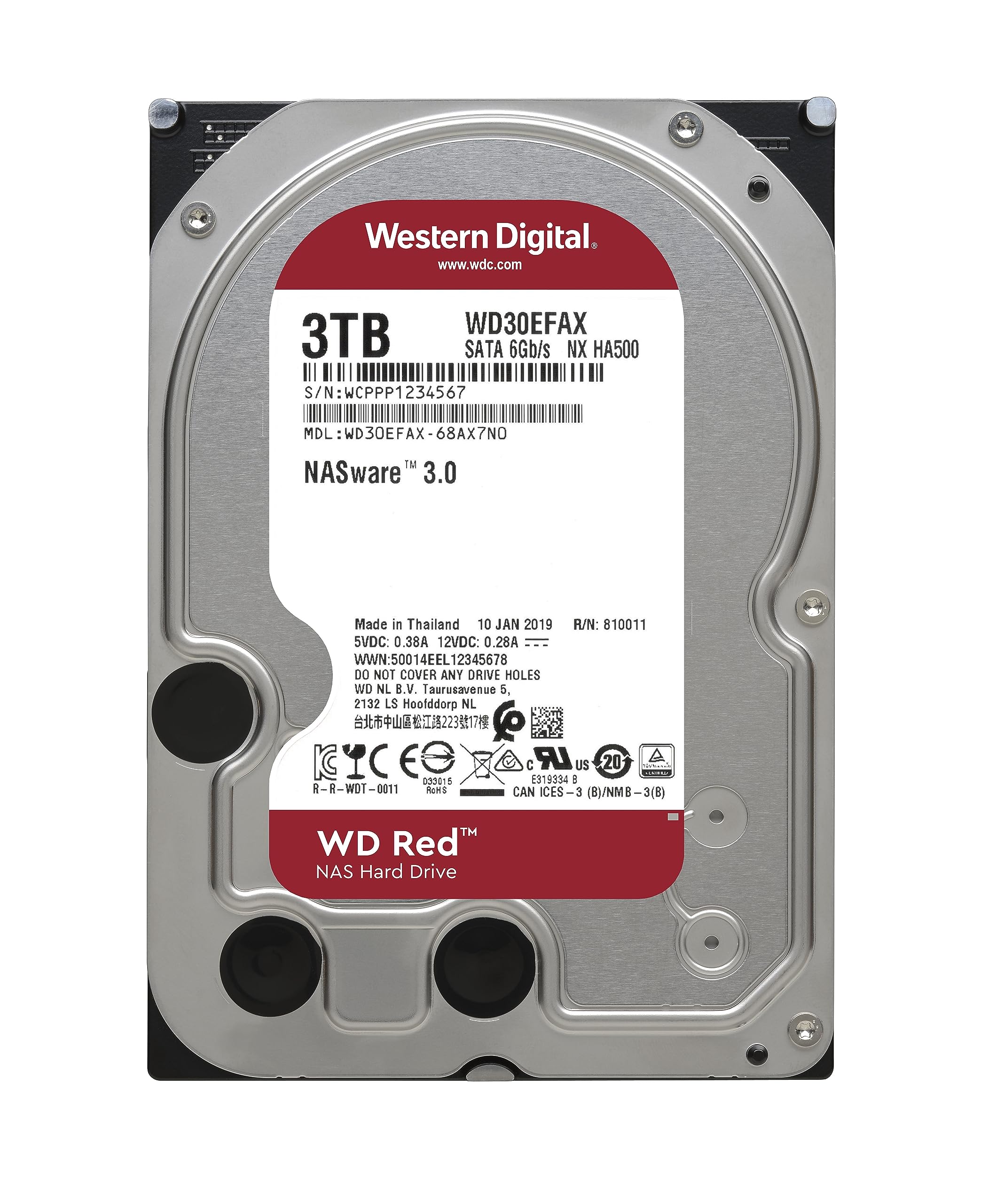 Amazon | WD30EFAX [WD Red（3TB 3.5インチ SATA 6G 5400rpm 256MB