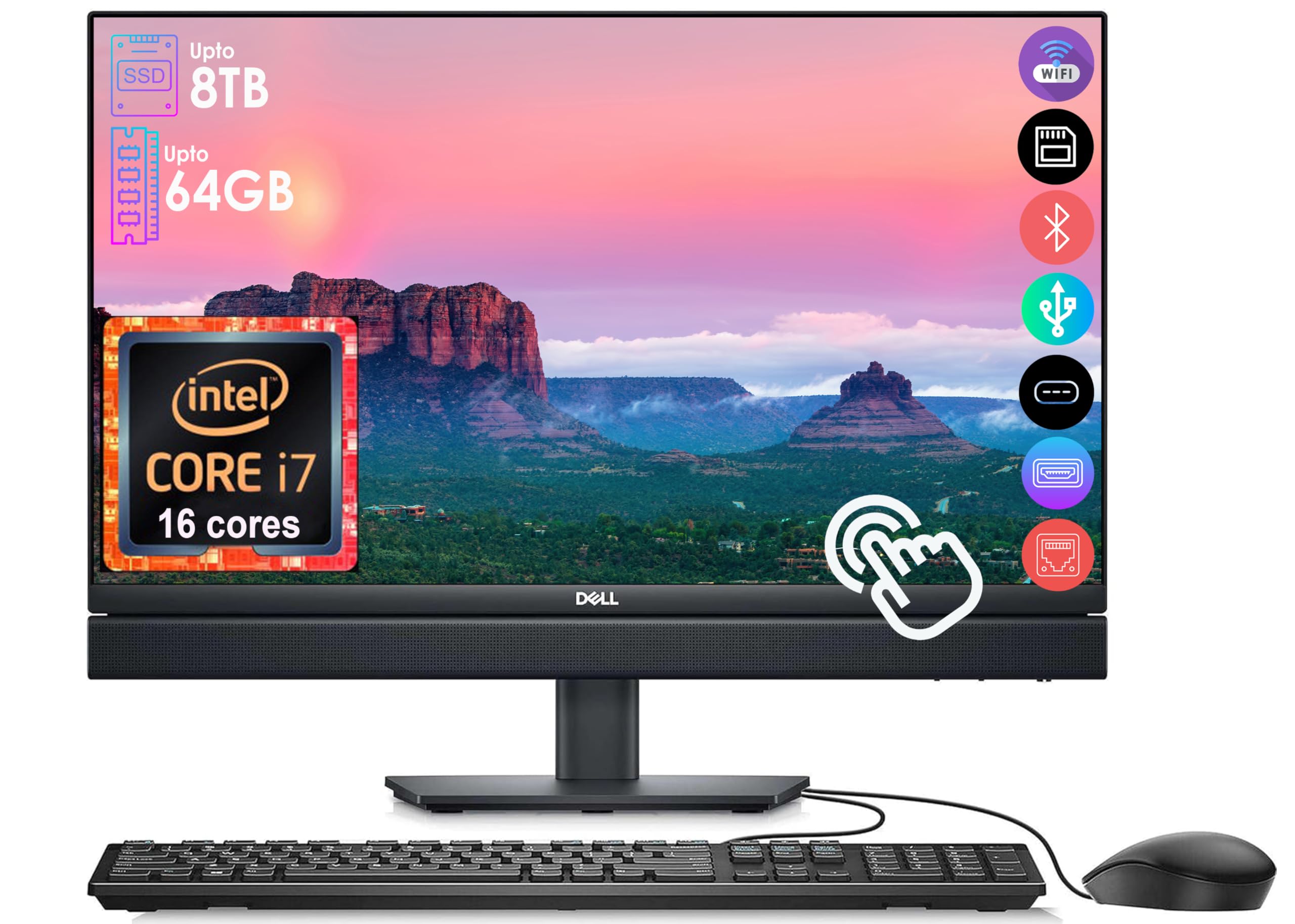 Amazon.com: Dell Optiplex All-in-One Desktop Computer, Touch