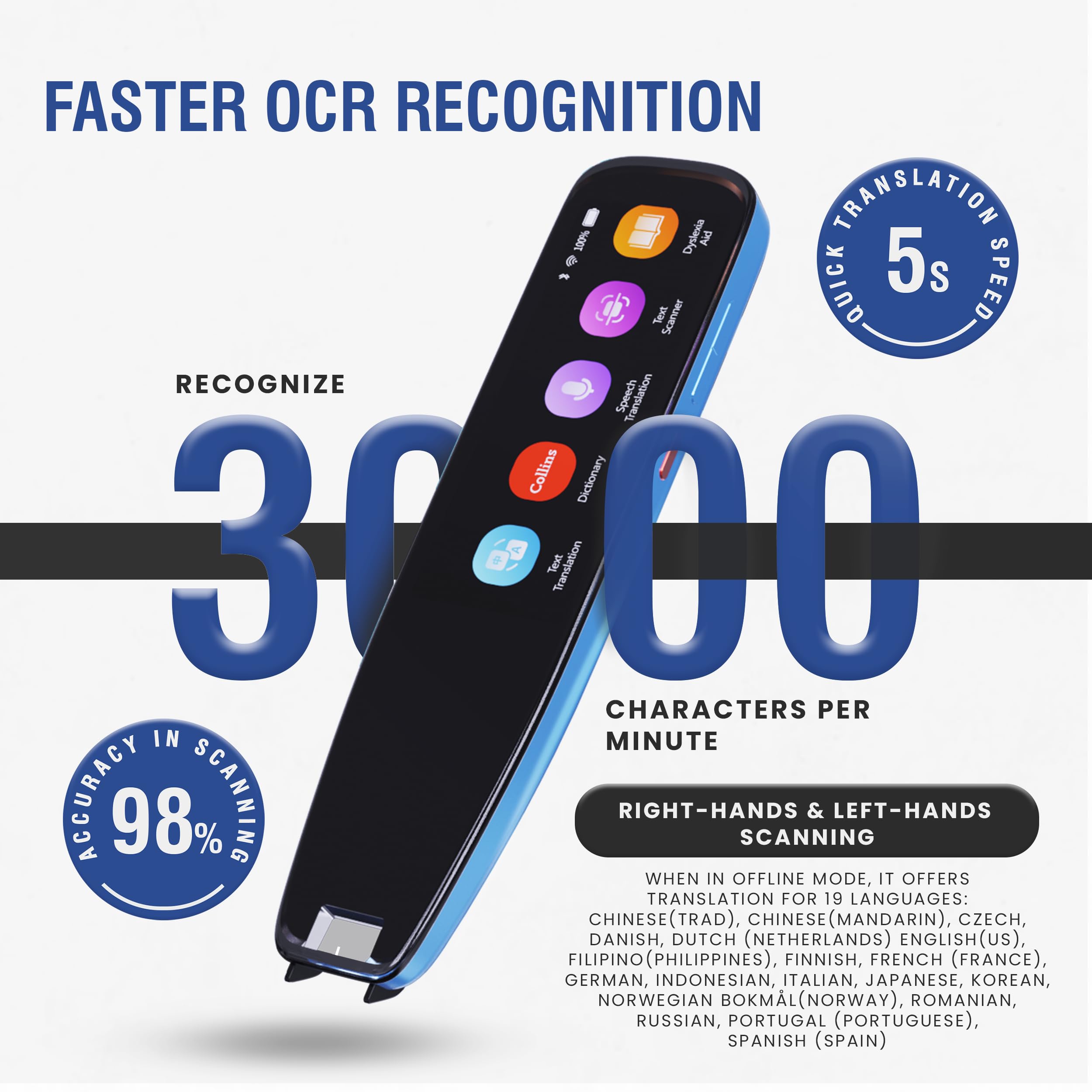 Amazon | [英語辞書] Scan Reader Pen 3 Pro NEWYES 16GB Collins 辞書