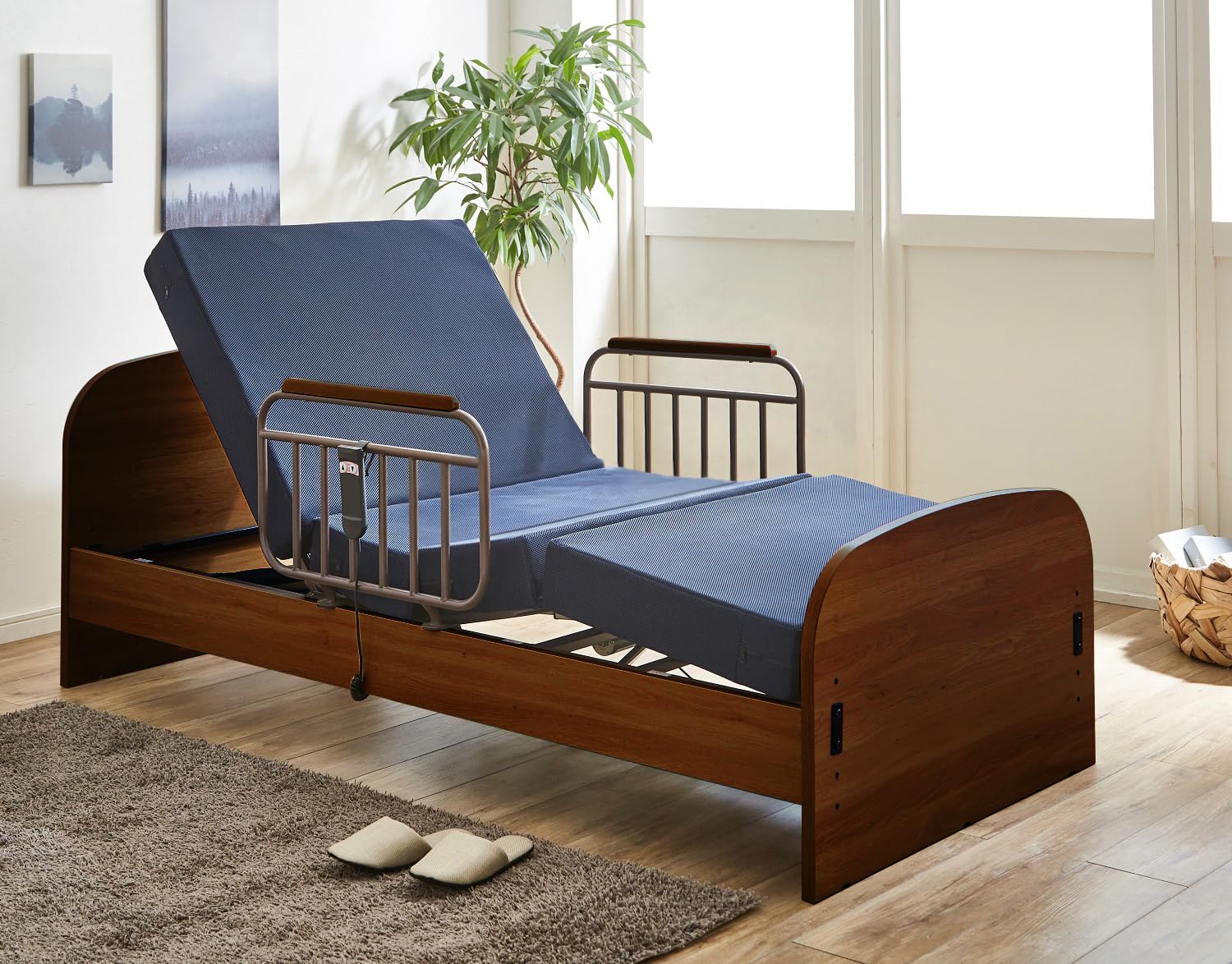 Amazon.co.jp: 開梱設置配送 電動ベッド 介護 電動 介護用 頑丈