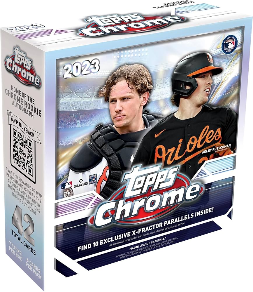 Amazon.com: 2023 Topps Chrome Baseball Factory Sealed Monster Box