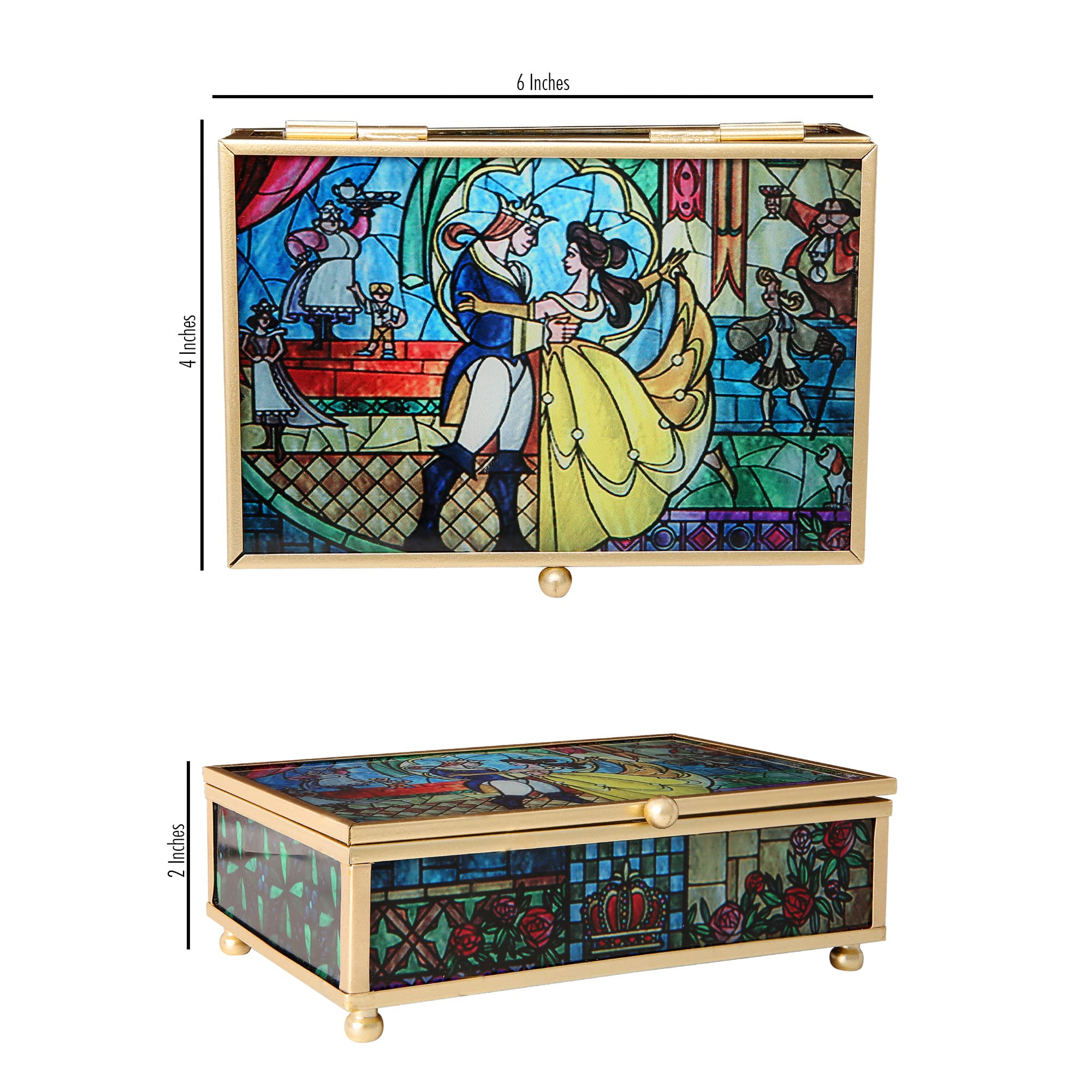 Amazon｜ディズニープリンセスの美女と野獣のジュエリーボックス、ベル