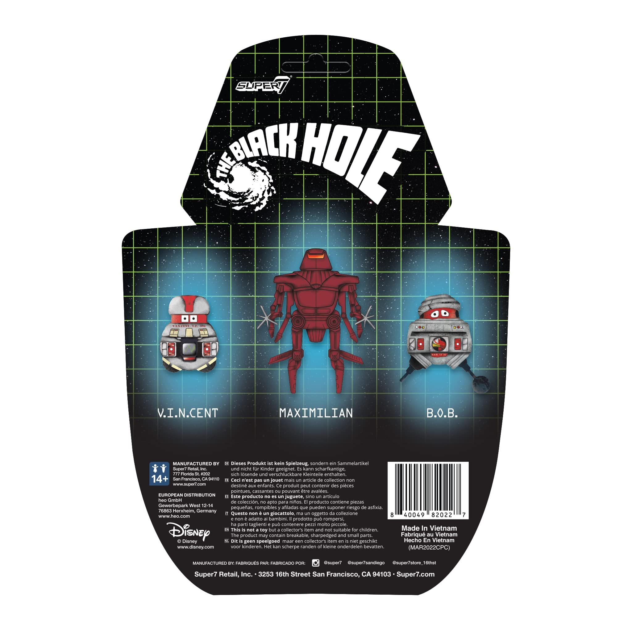 Amazon.co.jp: Super7 ブラックホール マクシミリアン - 3.75インチ