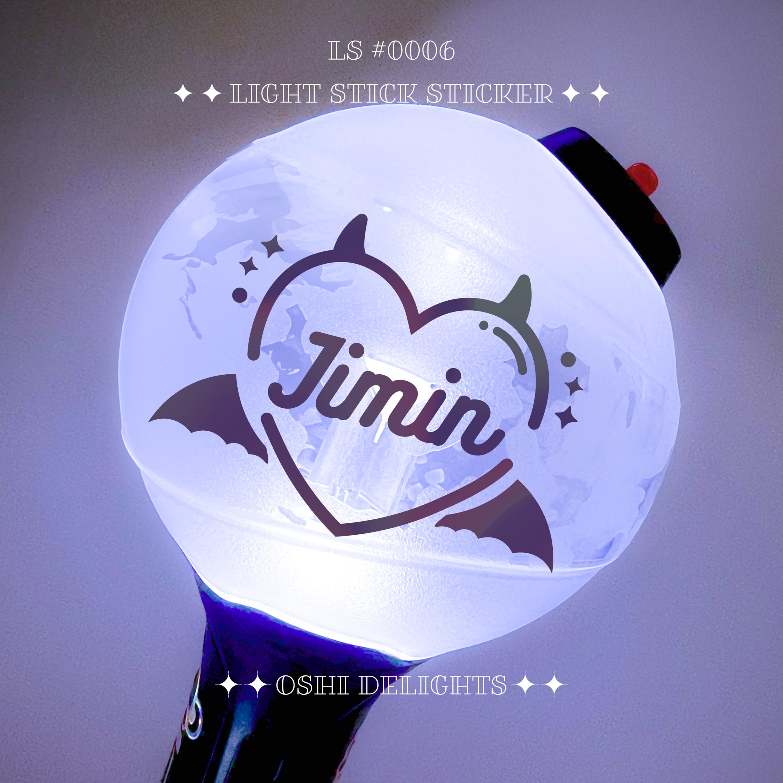 Amazon.co.jp: BTS アミボム ペンライト用 ホログラムステッカー