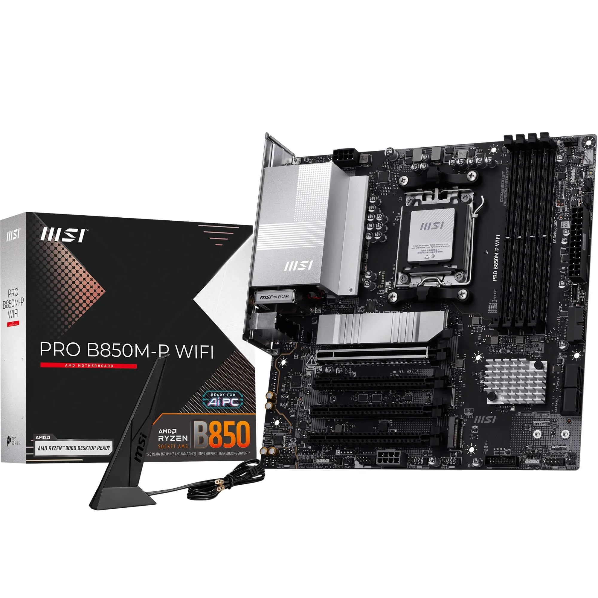 Amazon.com: MSI PRO B850M-P WiFi Motherboard, ATX - Supports AMD