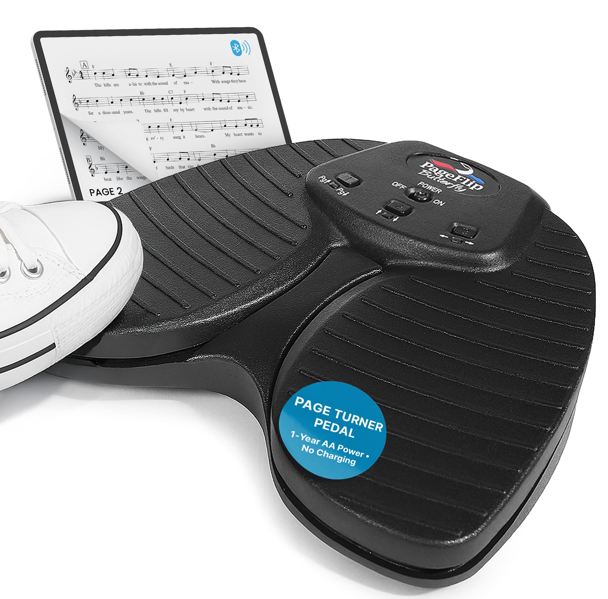 Amazon.com: PageFlip Butterfly Bluetooth Page Turner Pedal