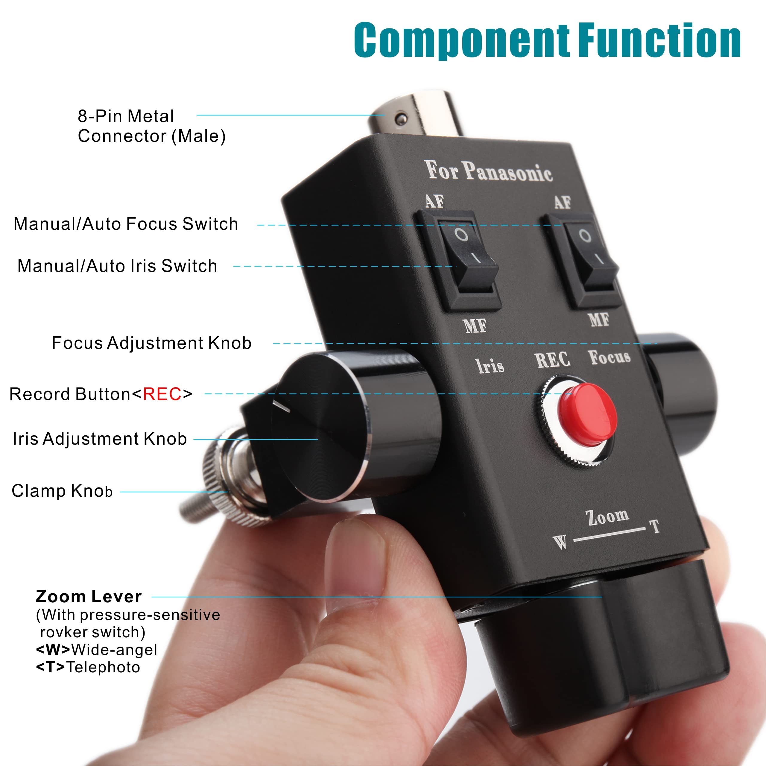 Amazon.com : KOERTACOO Camcorder Zoom Controller, Remote Control
