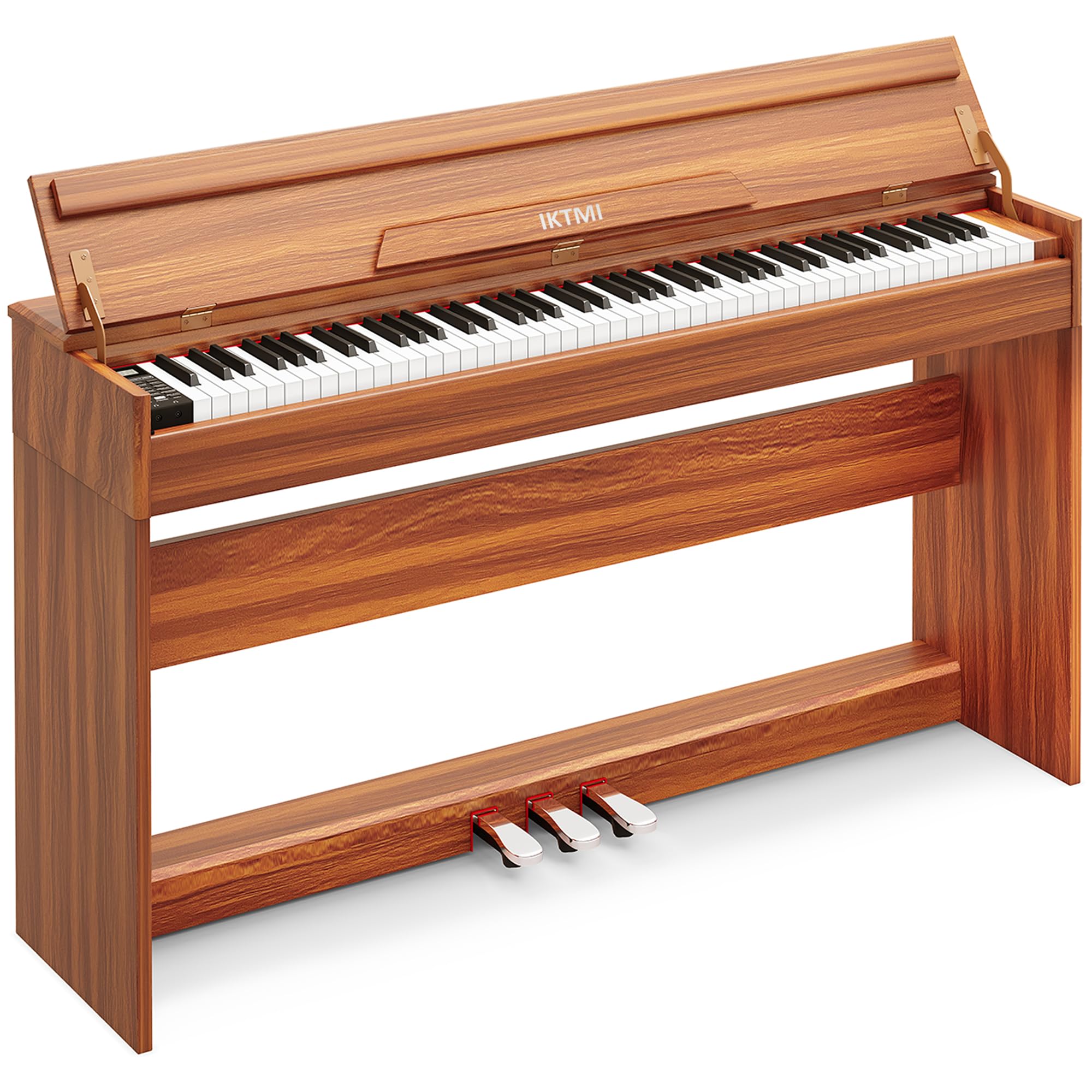 Amazon | IKTMI 木製 電子ピアノ 88鍵 アップライト ピアノ電子 ピアノ