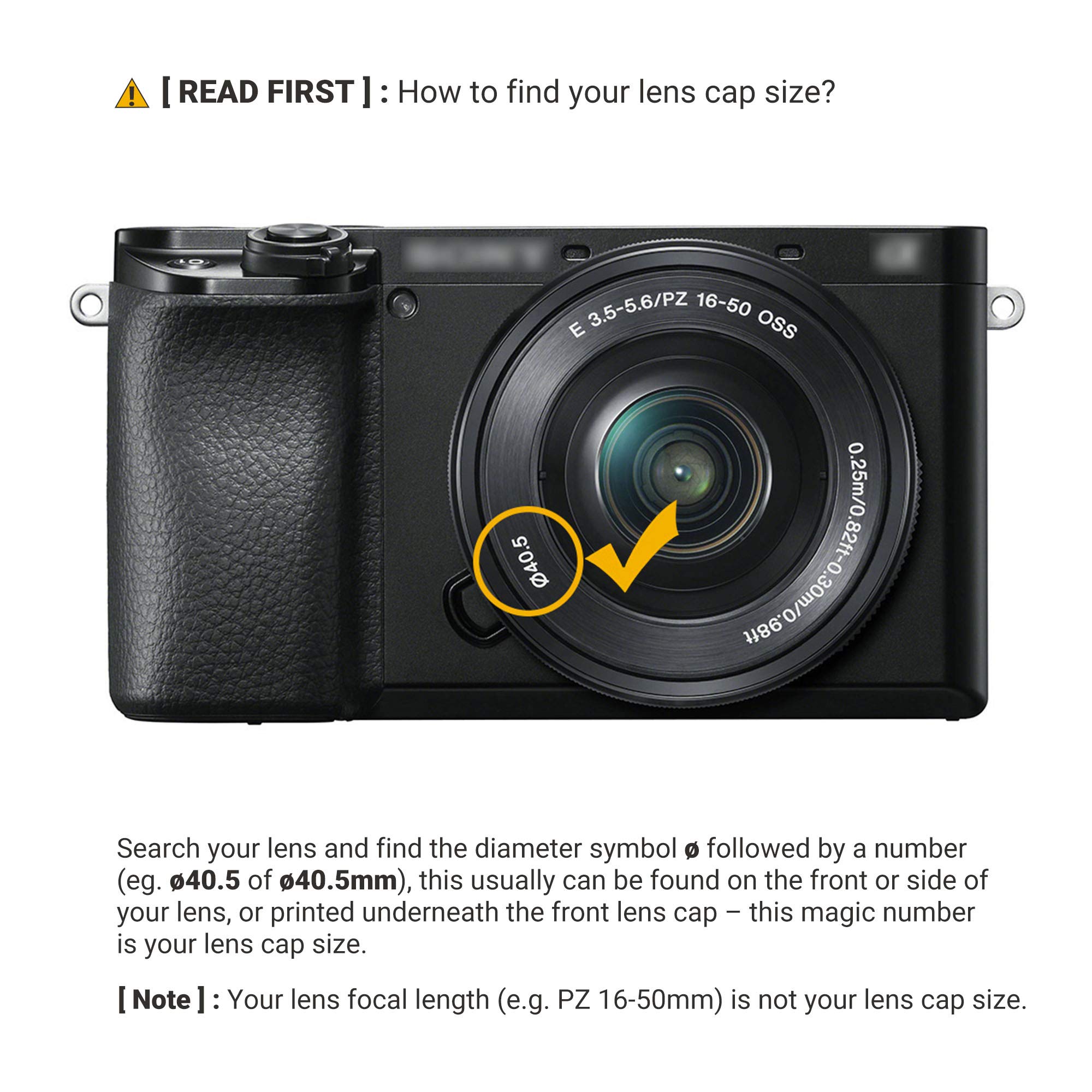 Amazon | 2パック 40.5mm フロントレンズキャップカバー デラックス