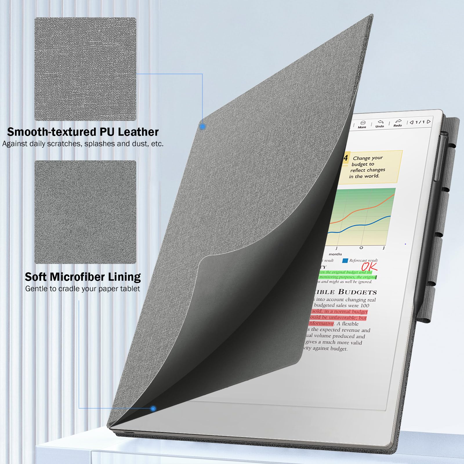 Amazon.co.jp: MoKo Remarkable Paper Pro 2024 11.8インチ用ケース