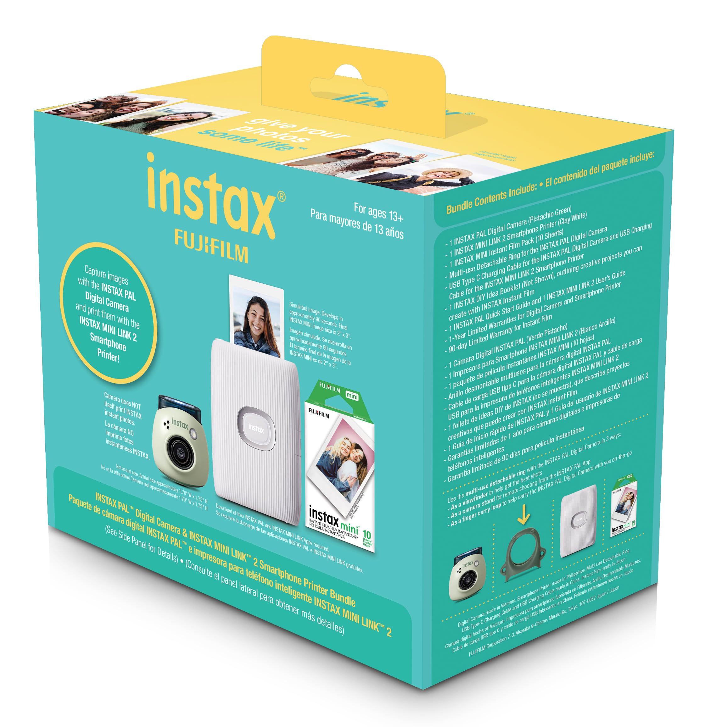 Amazon.com : Fujifilm INSTAX PAL Digital Camera & INSAX MINI Link