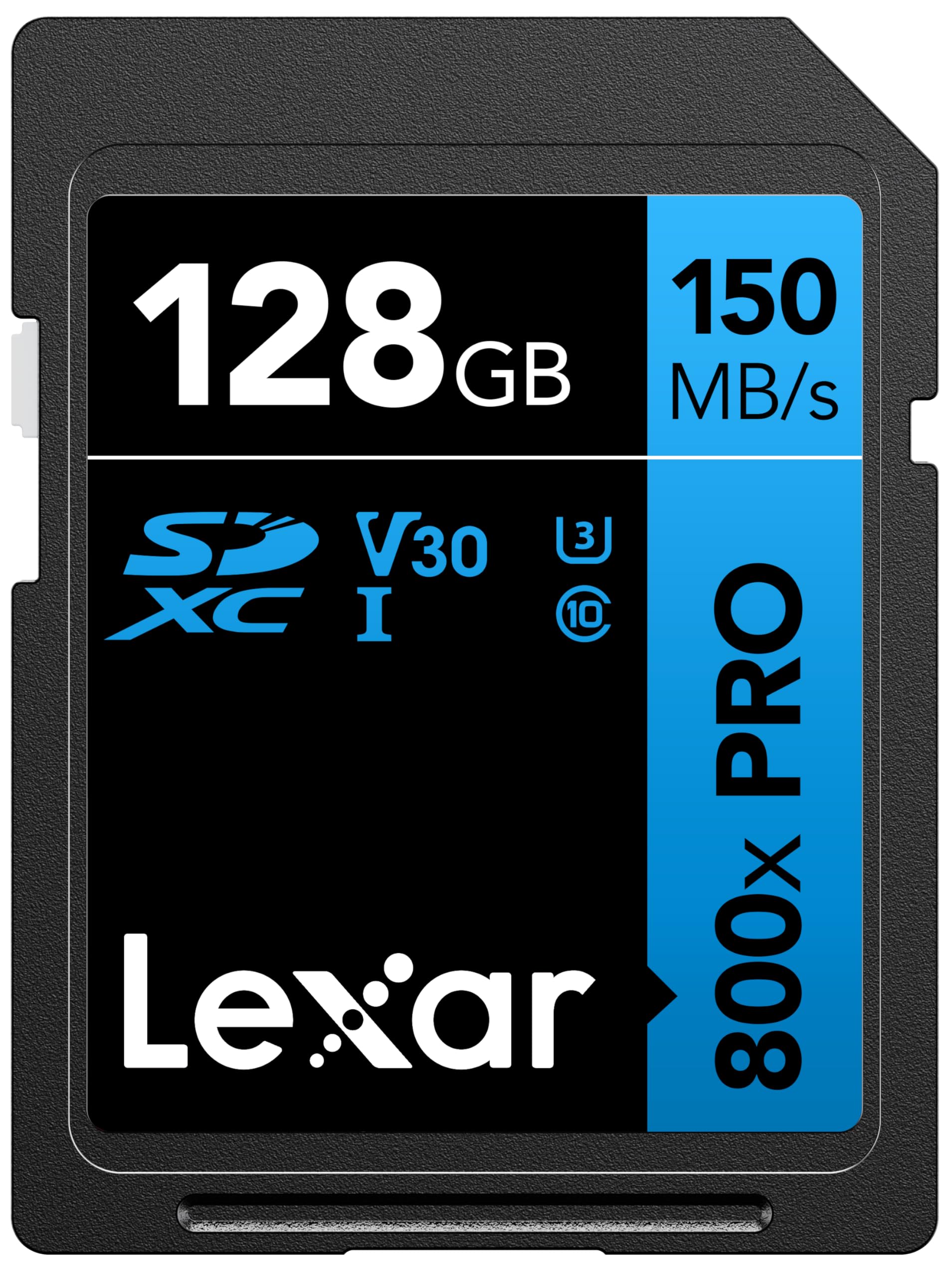Amazon.com: Lexar 128GB High-Performance 800x PRO SD Card, UHS-I